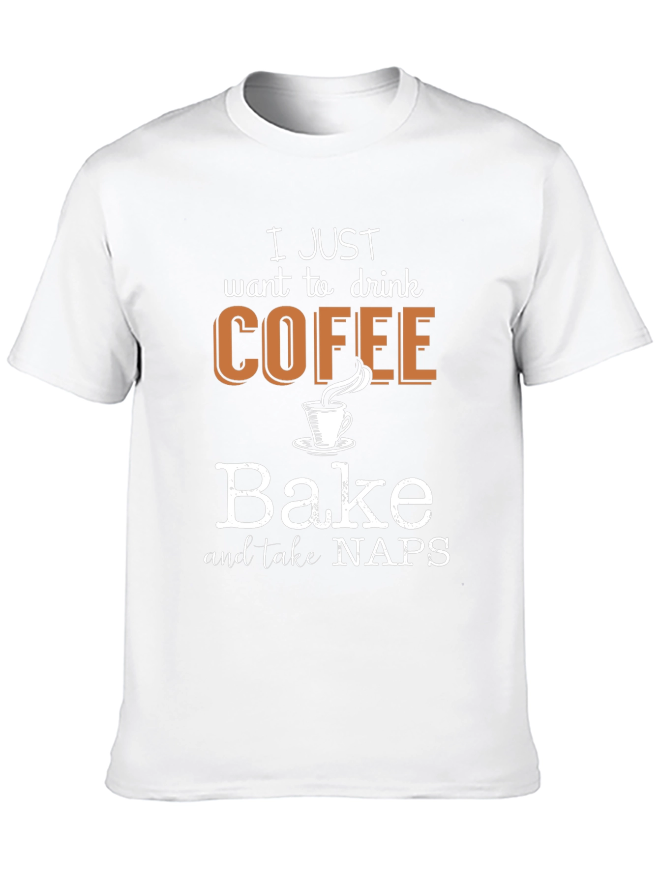 Coffee Bake Naps Graphic T-Shirt