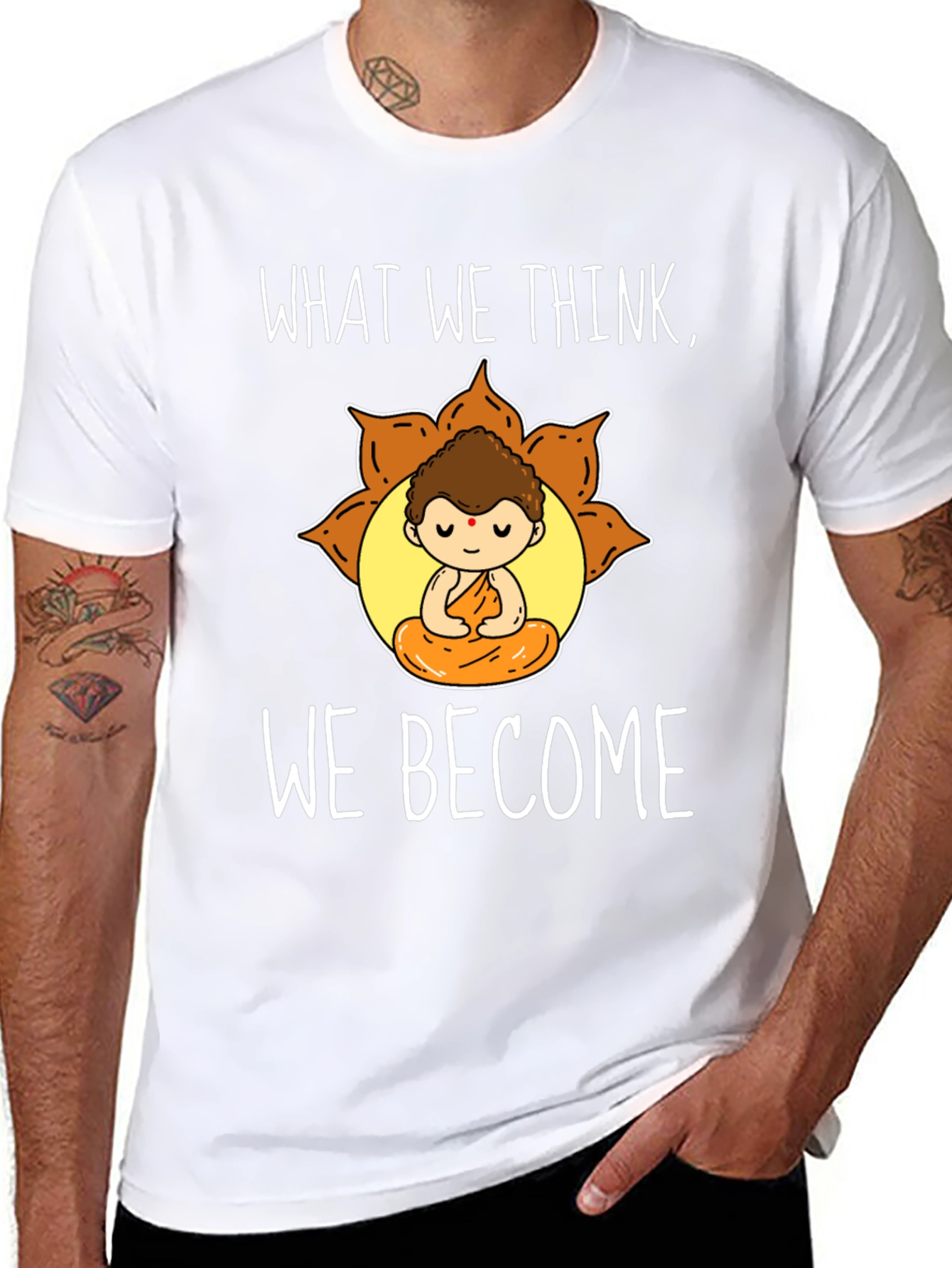 Buddha Graphic T-Shirt - Inspirational Quote