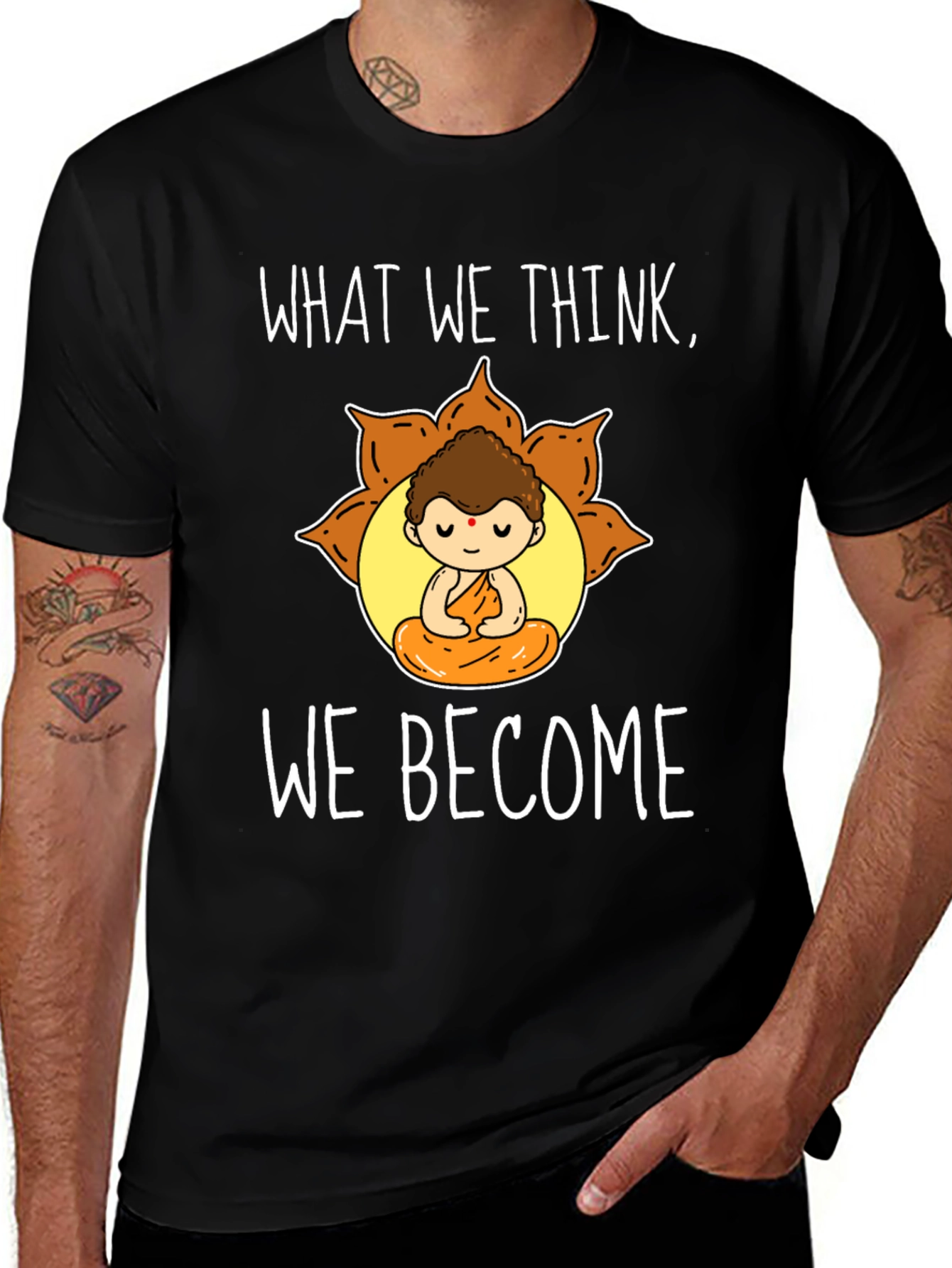 Buddha Graphic T-Shirt - Inspirational Quote