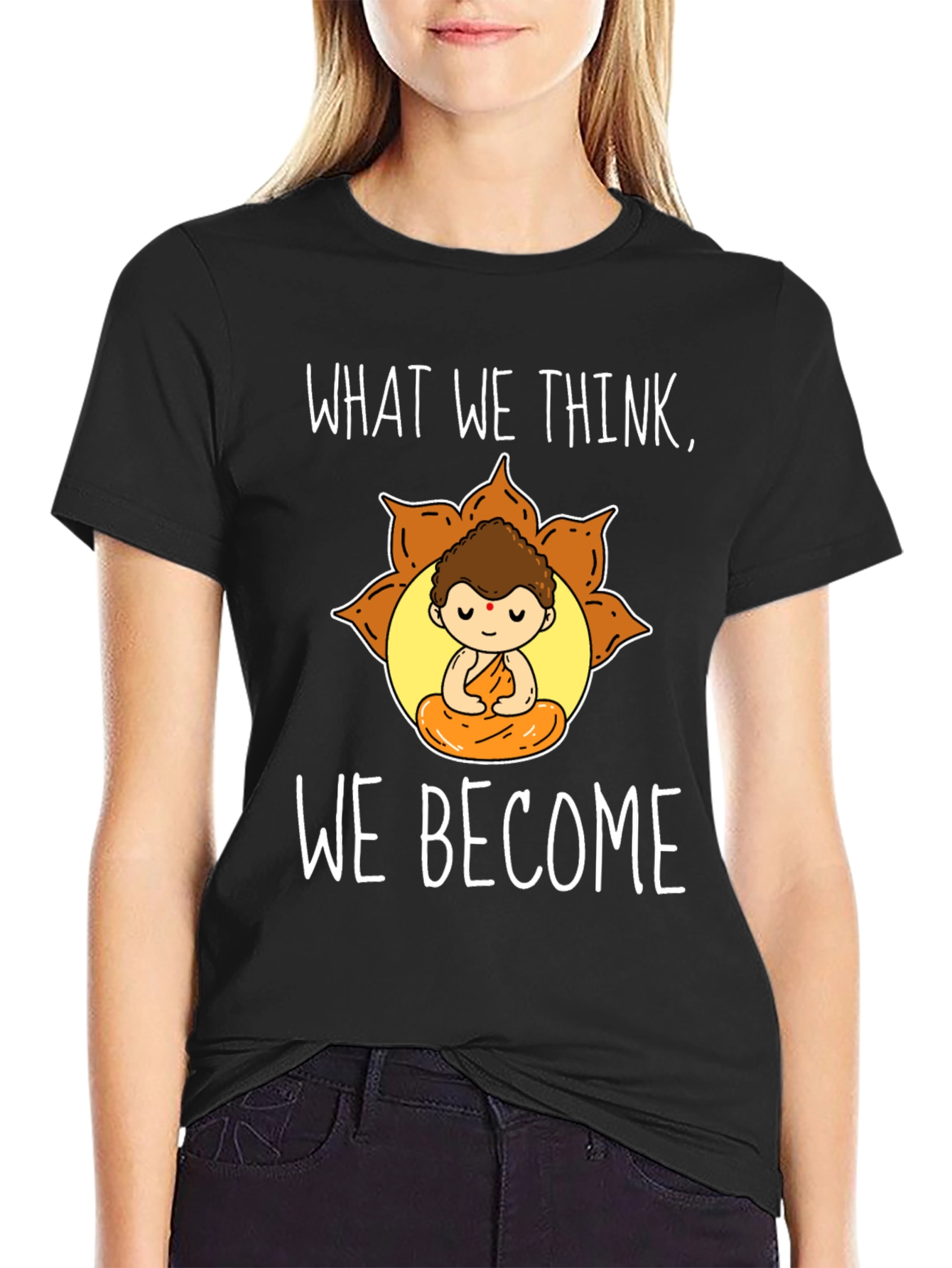 Buddha Graphic T-Shirt - Inspirational Quote