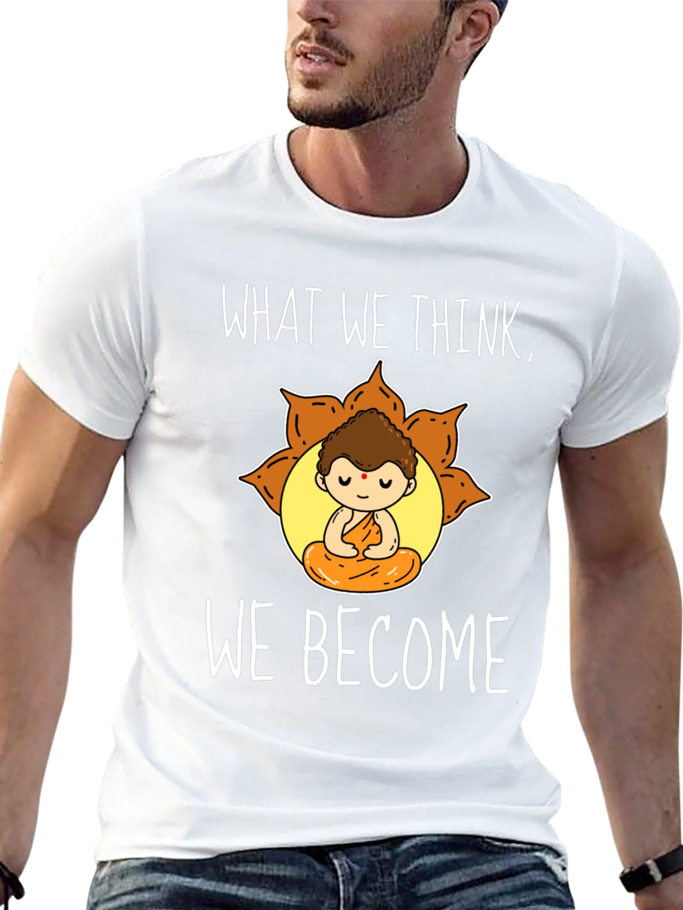 Buddha Graphic T-Shirt - Inspirational Quote