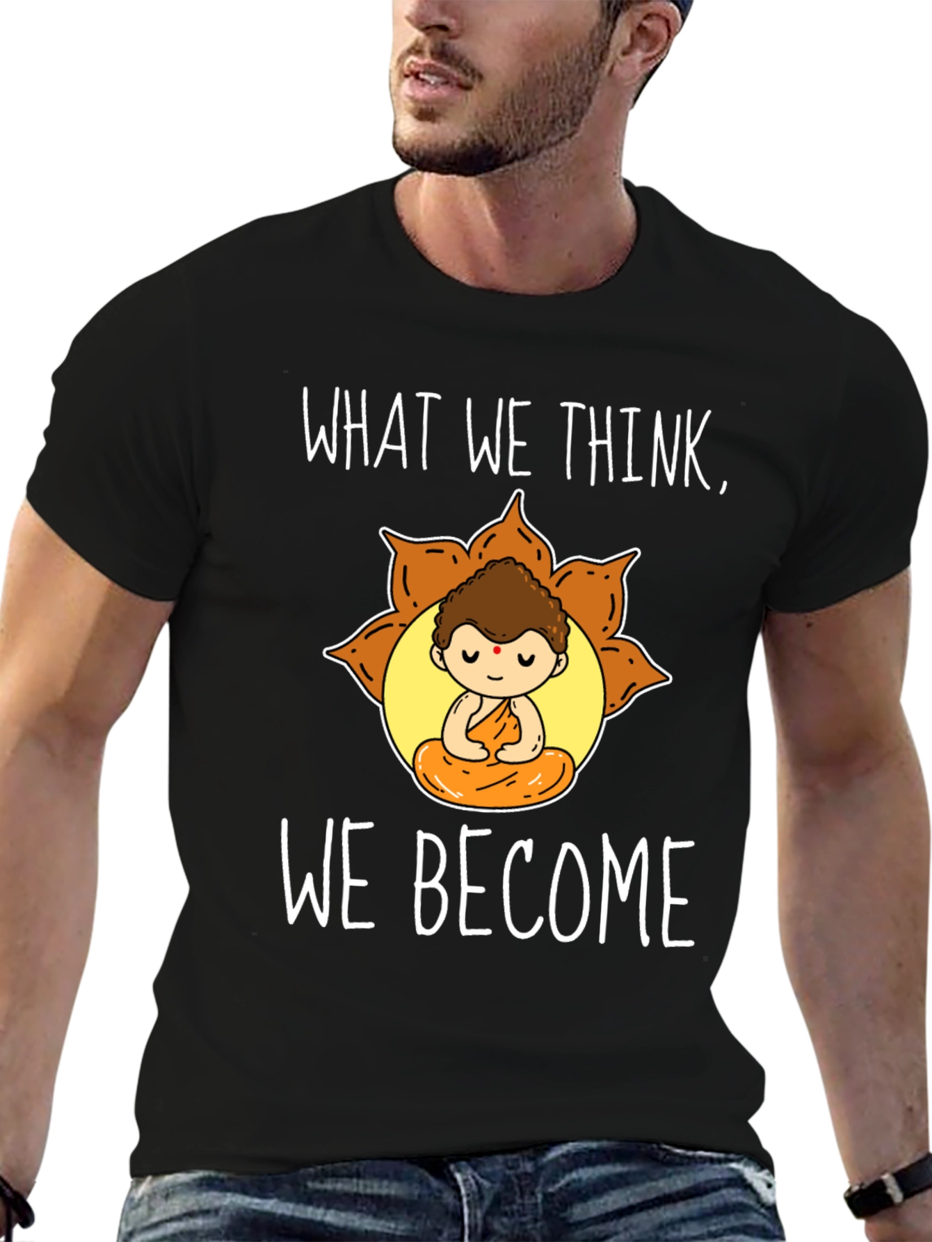 Buddha Graphic T-Shirt - Inspirational Quote