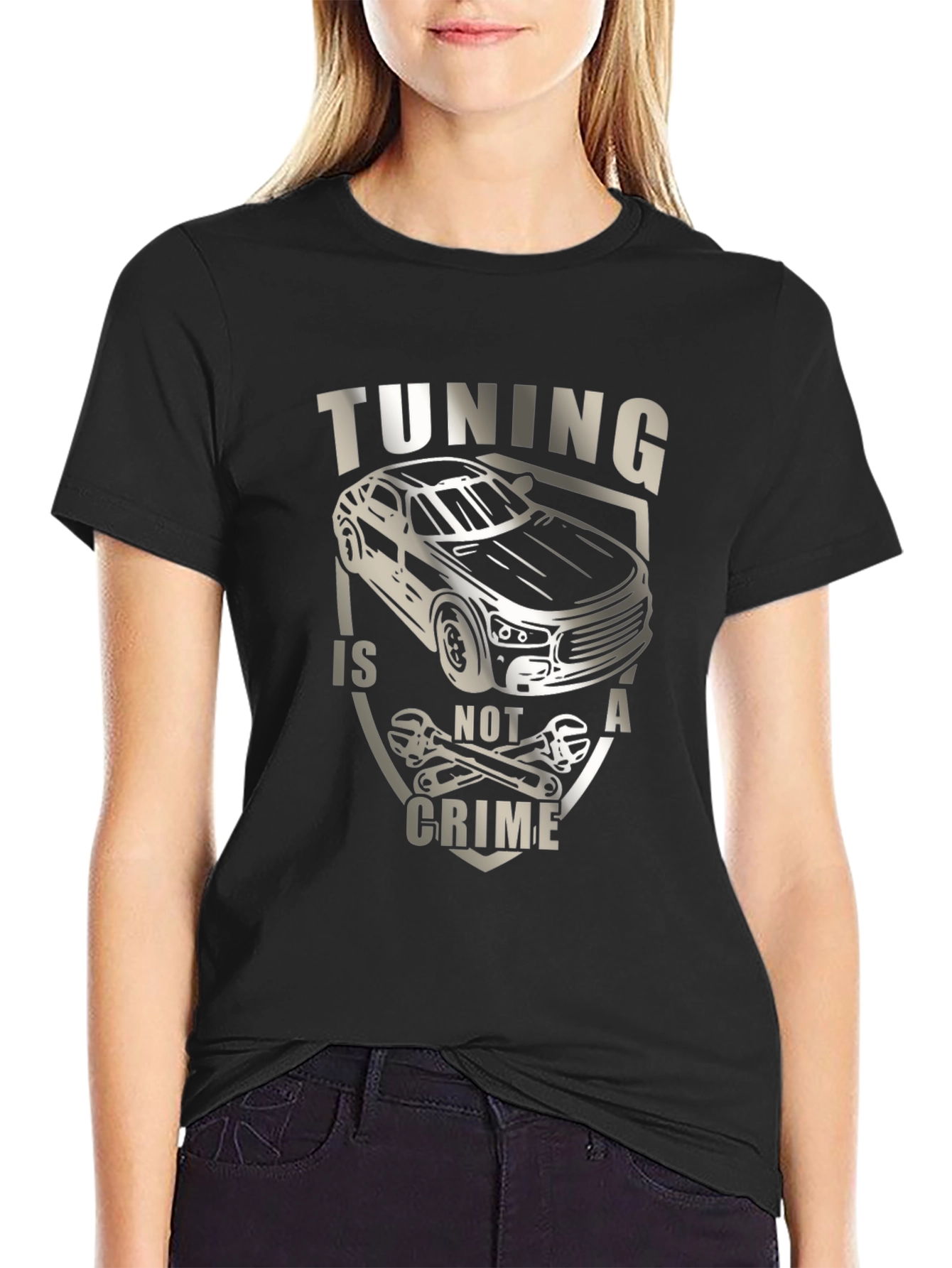 Tuning Is Not a Crime Graphic T-Shirt