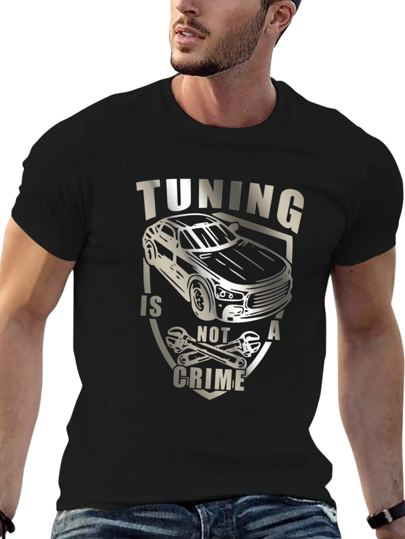 Tuning Is Not a Crime Graphic T-Shirt