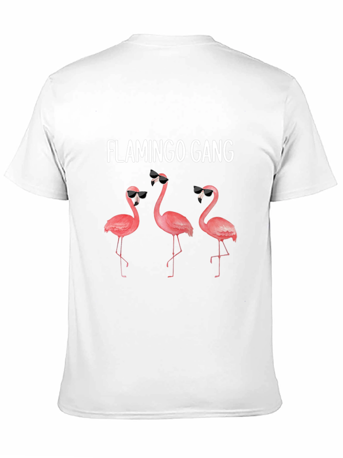 Flamingo Gang Graphic Tee - Cool Animal Print