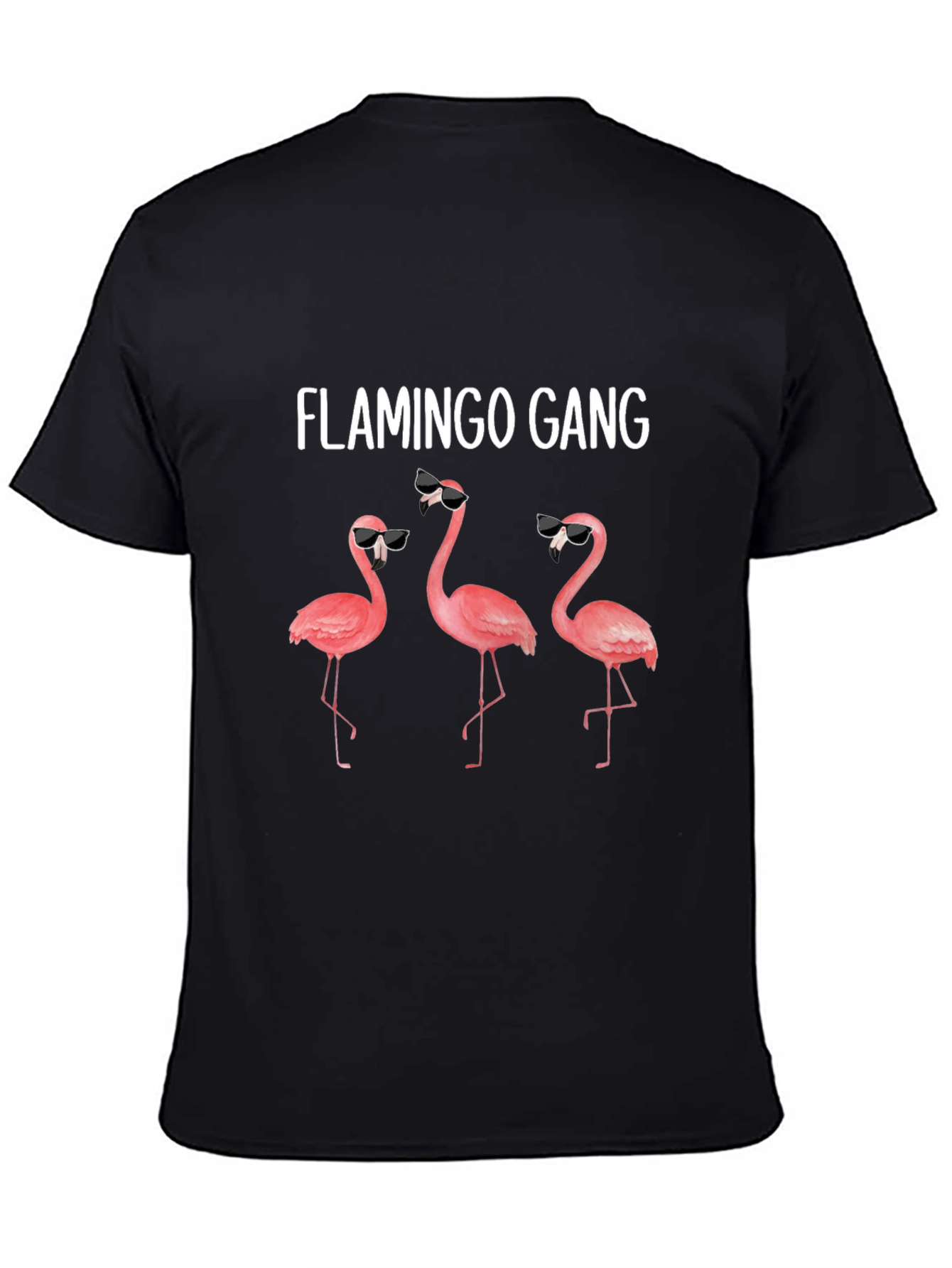 Flamingo Gang Graphic Tee - Cool Animal Print
