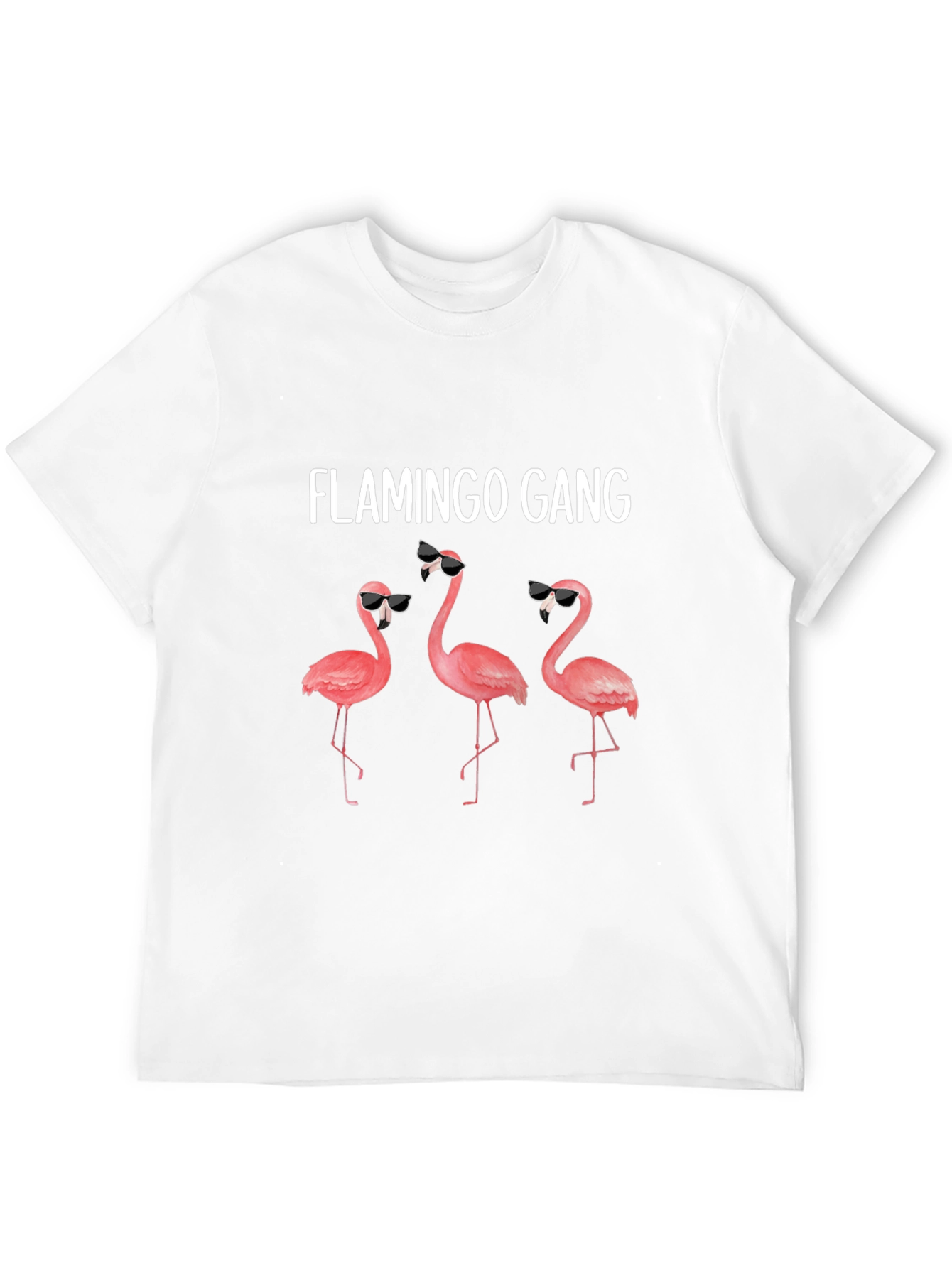 Flamingo Gang Graphic Tee - Cool Animal Print