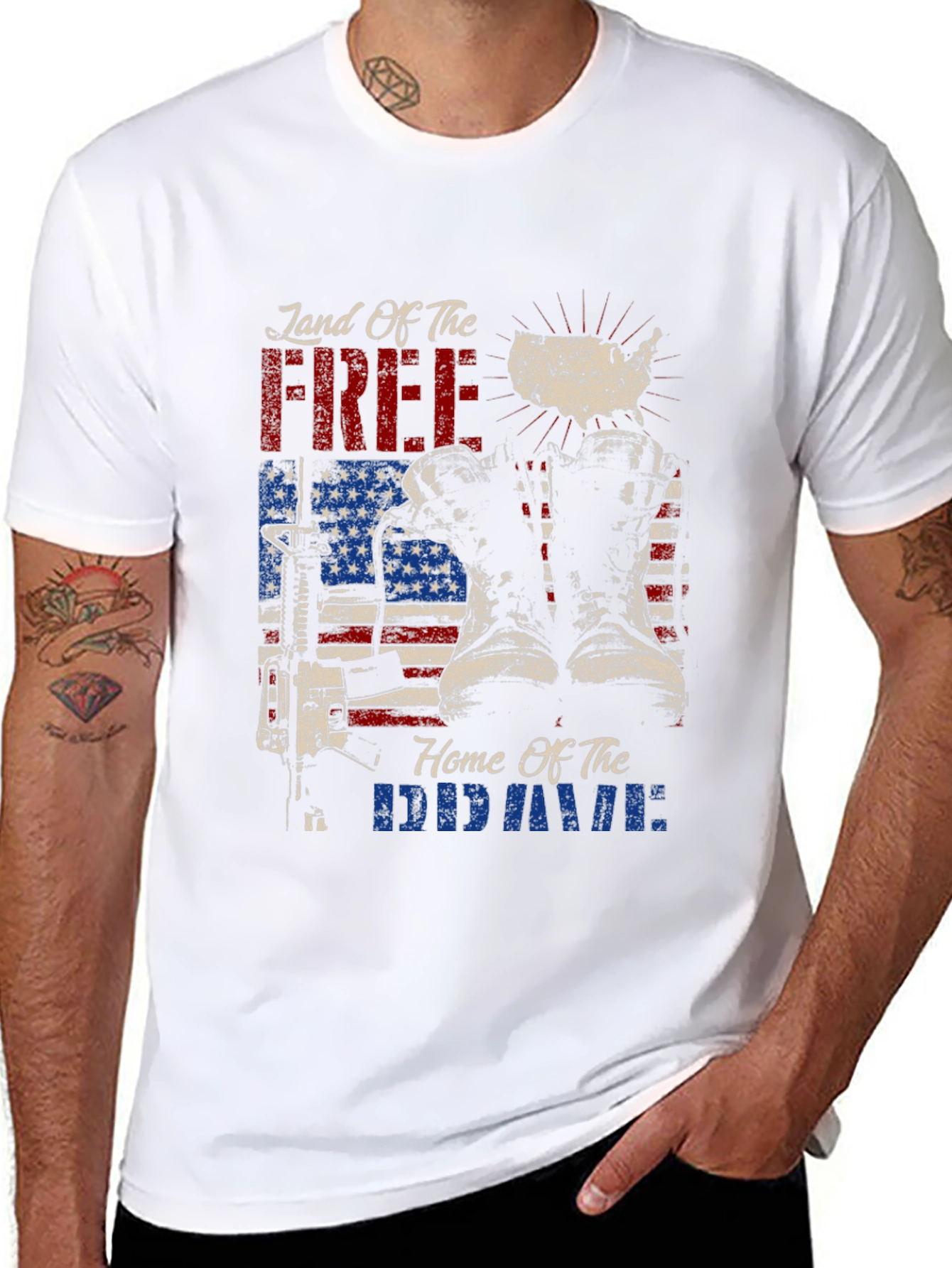 Patriotic Land of the Free T-Shirt