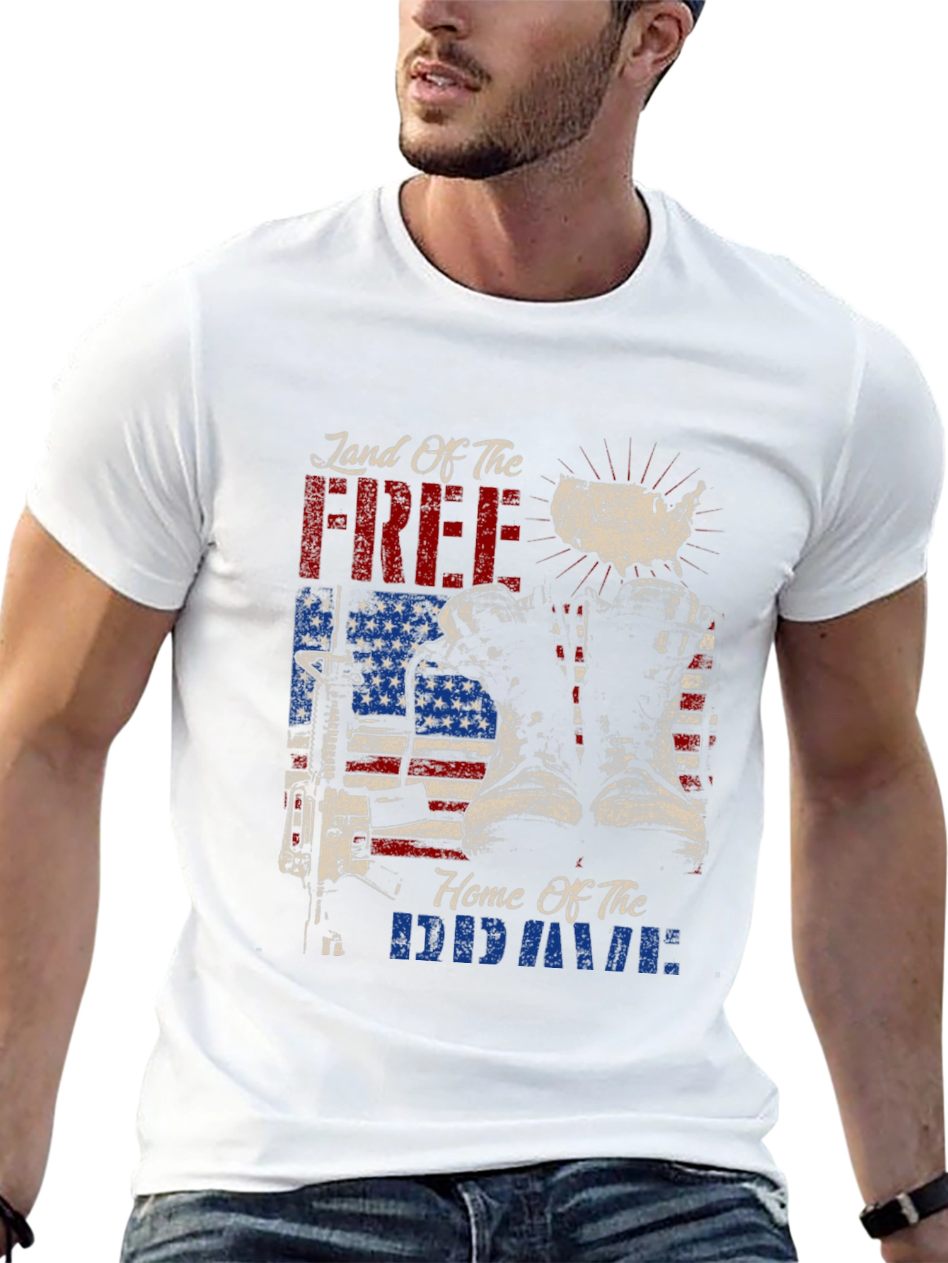 Patriotic Land of the Free T-Shirt