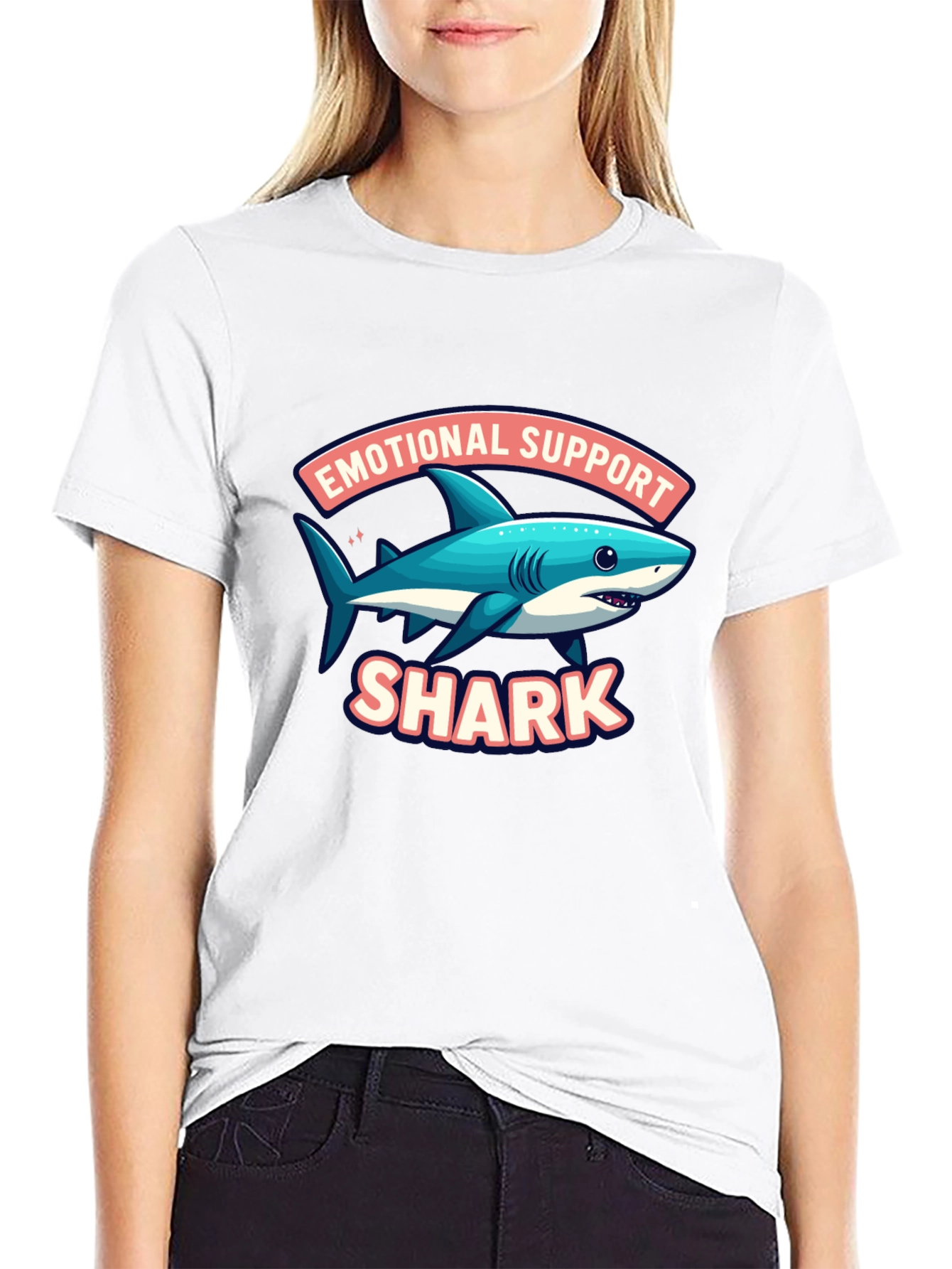 Emotional Support Shark T-Shirt