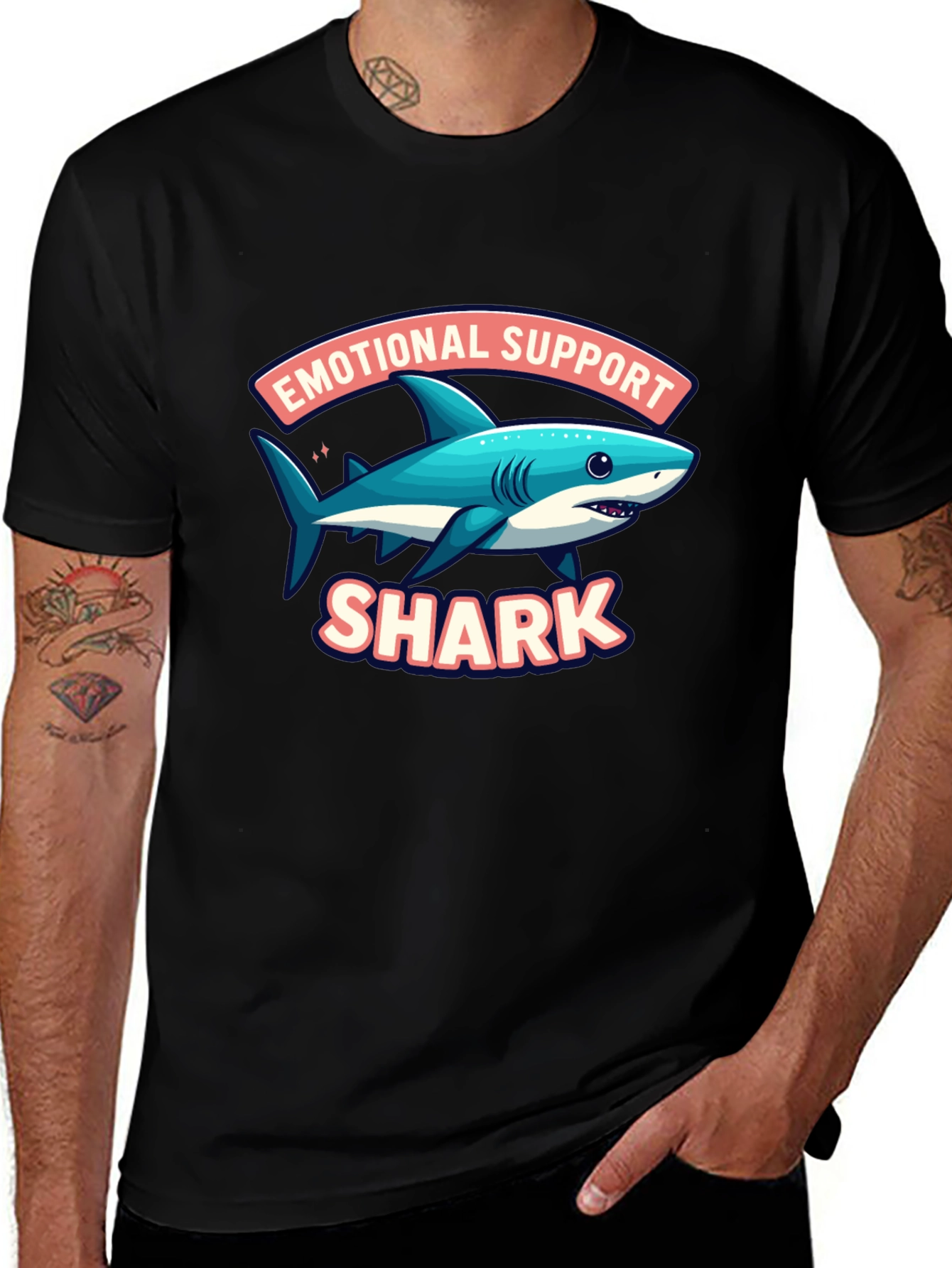 Emotional Support Shark T-Shirt