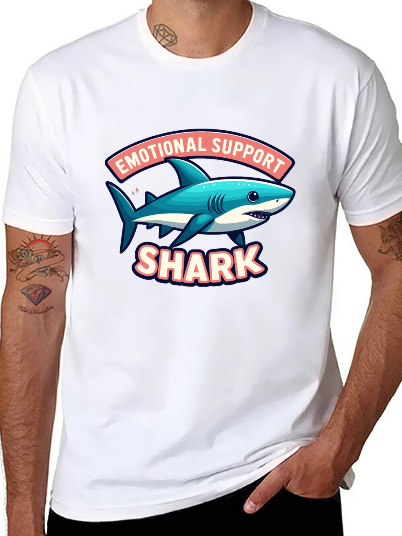 Emotional Support Shark T-Shirt