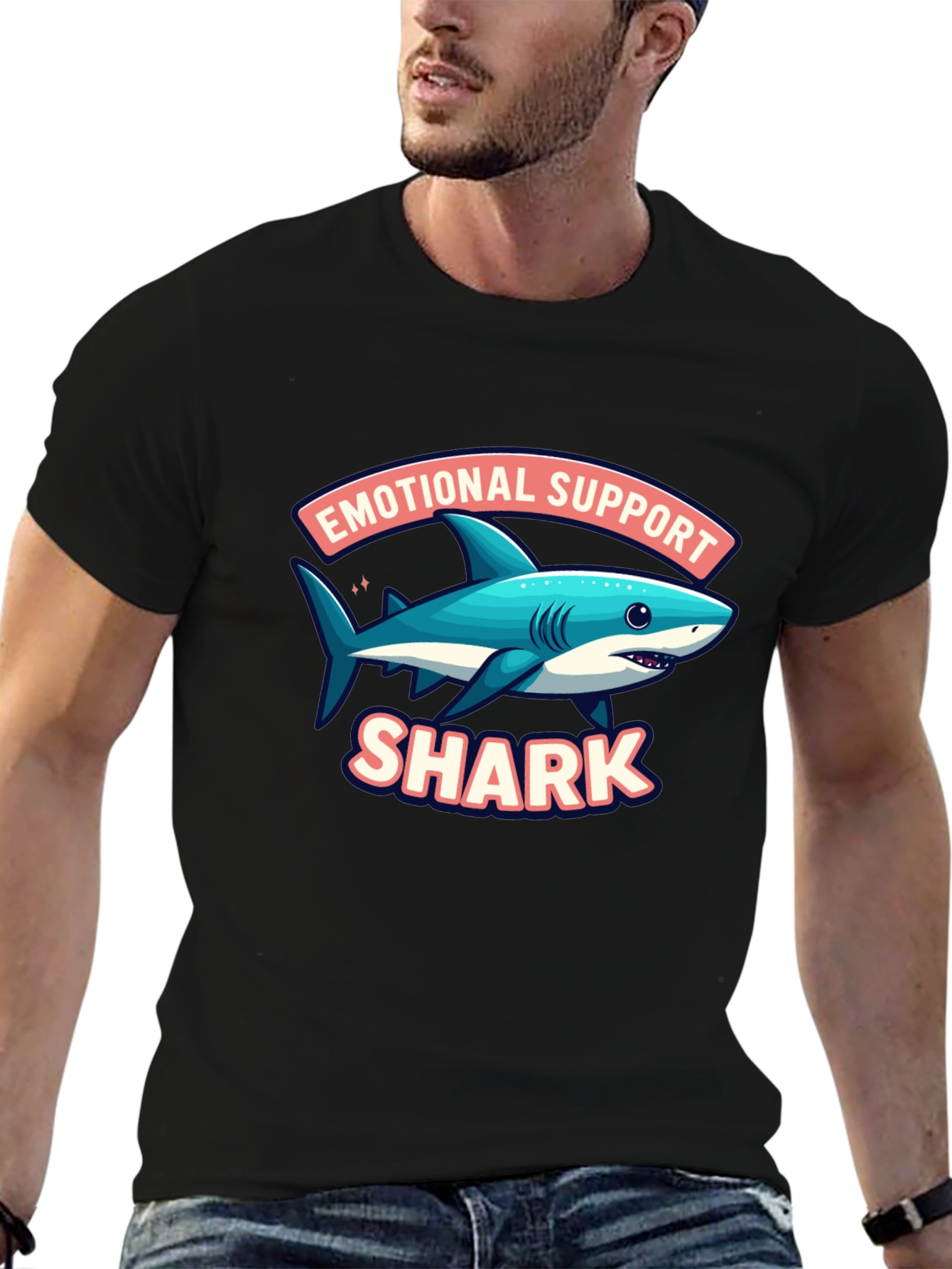 Emotional Support Shark T-Shirt
