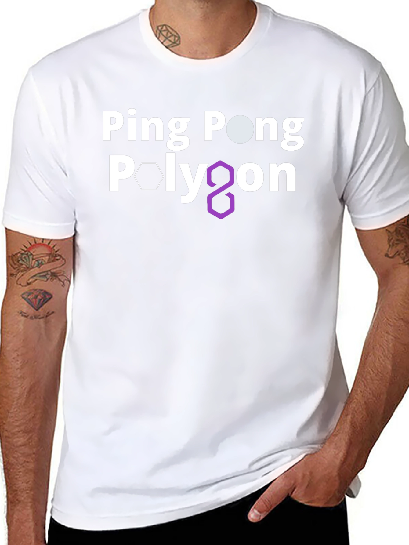 Ping Pong Polygon Graphic Tee