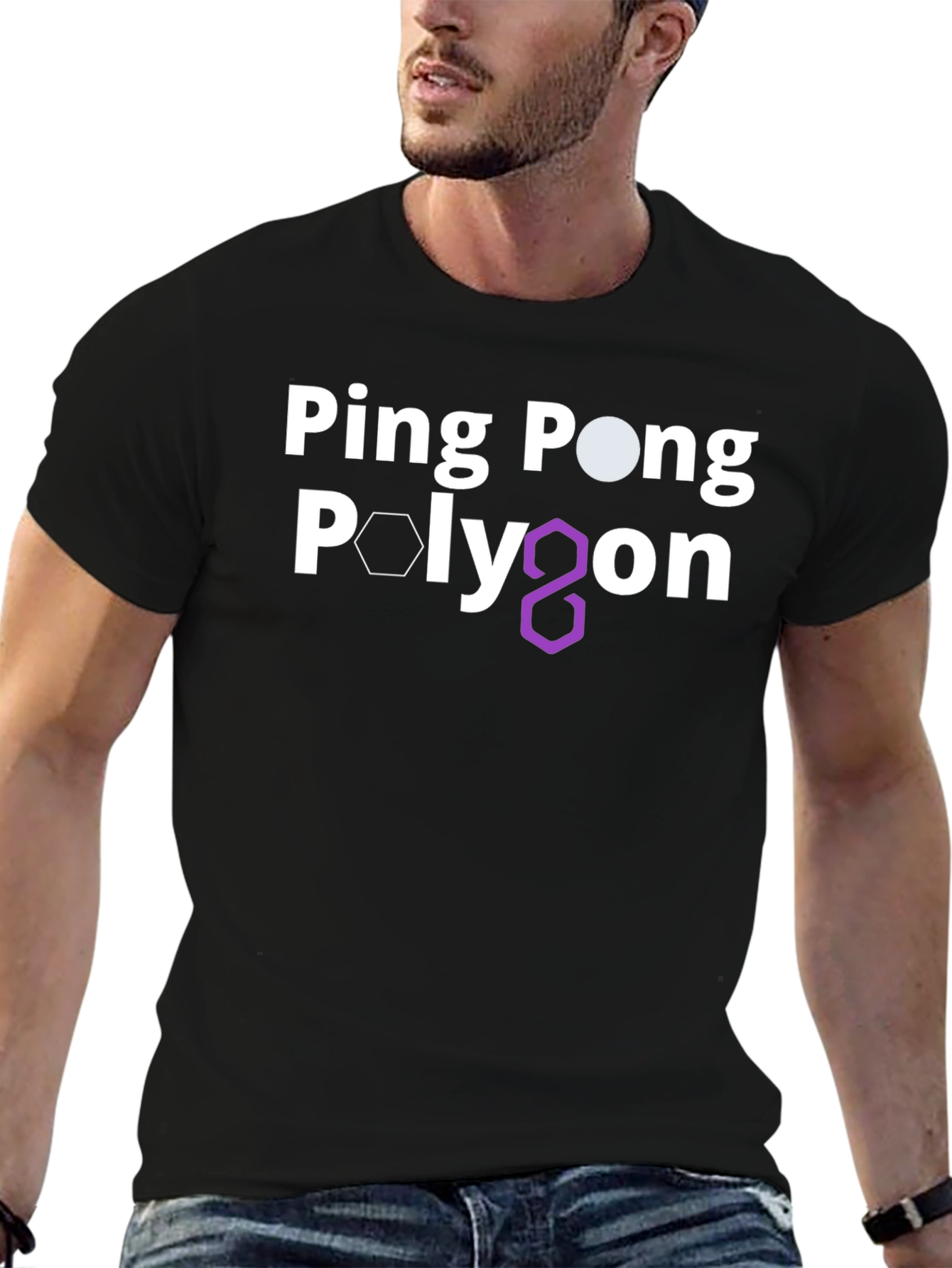 Ping Pong Polygon Graphic Tee