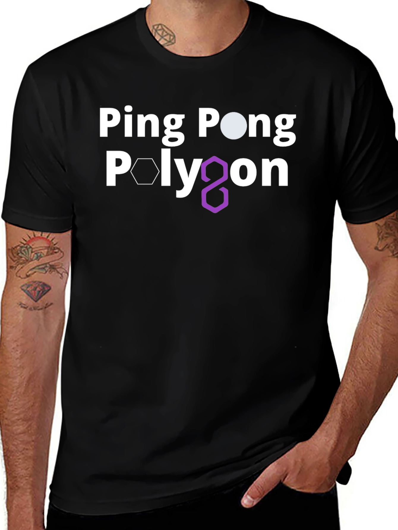 Ping Pong Polygon Graphic Tee