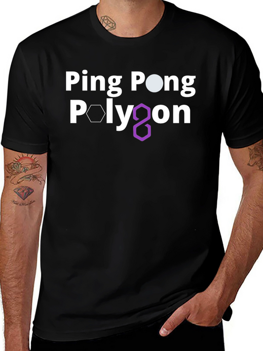 Ping Pong Polygon Graphic Tee