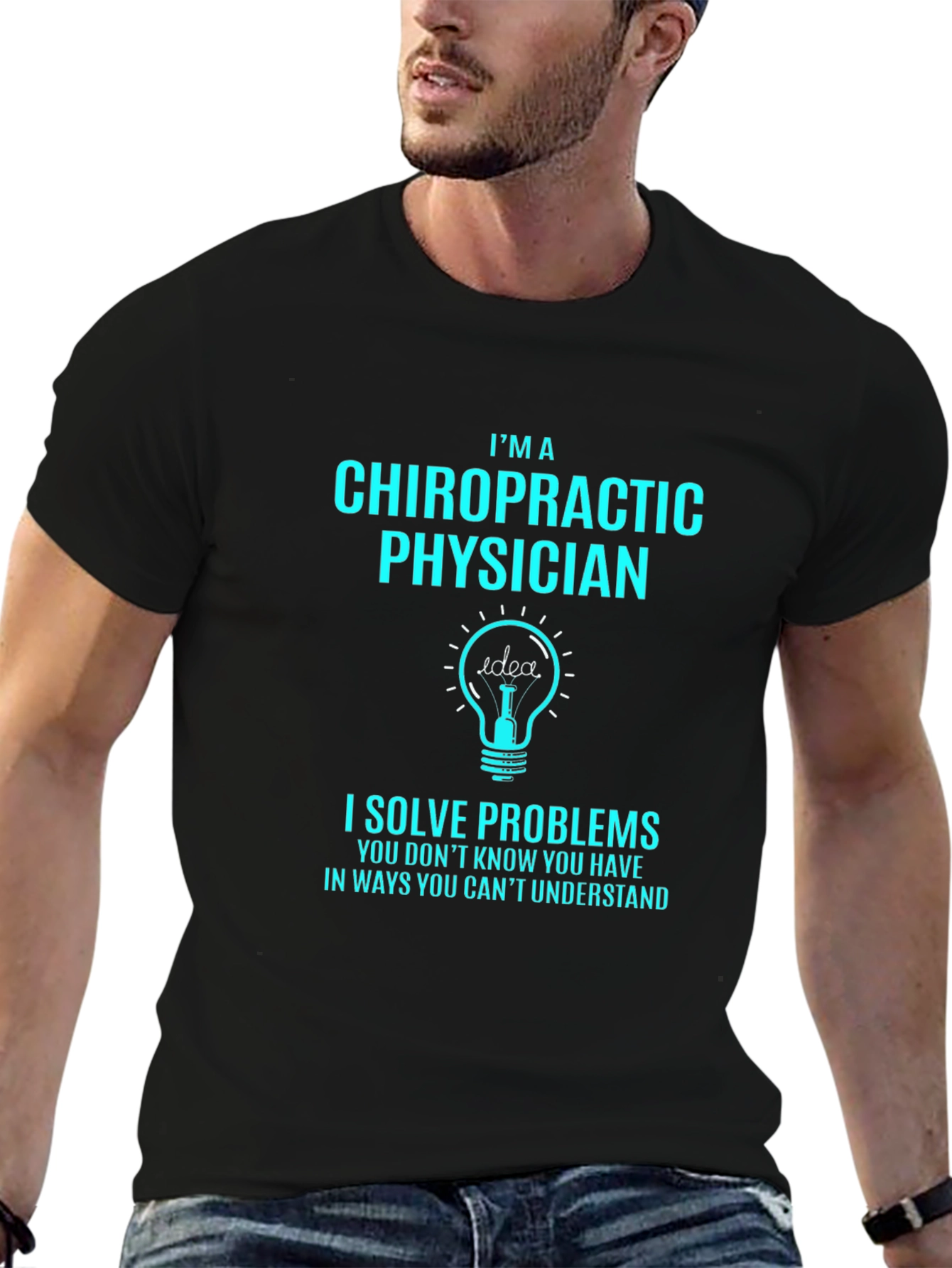 Chiropractic Physician T-Shirt - Funny Problem Solver Tee