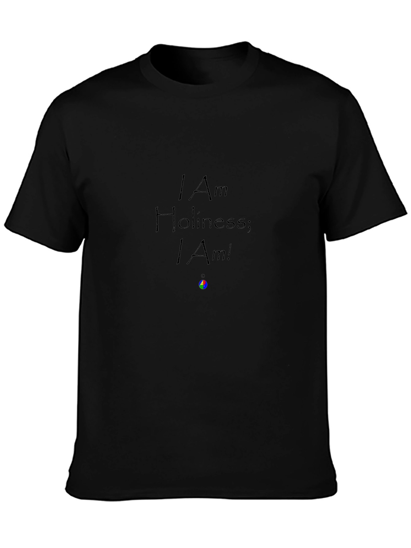 Holiness T-Shirt - Stylish Black Tee