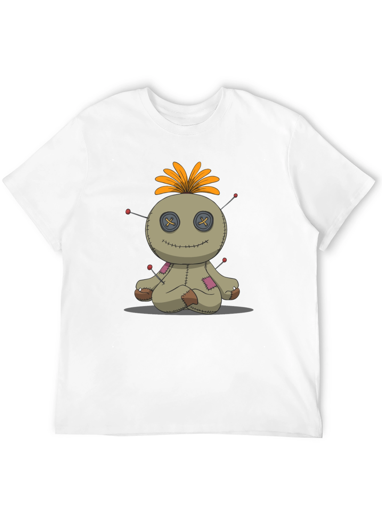 Voodoo Doll Graphic Tee - Dark Humor T-Shirt