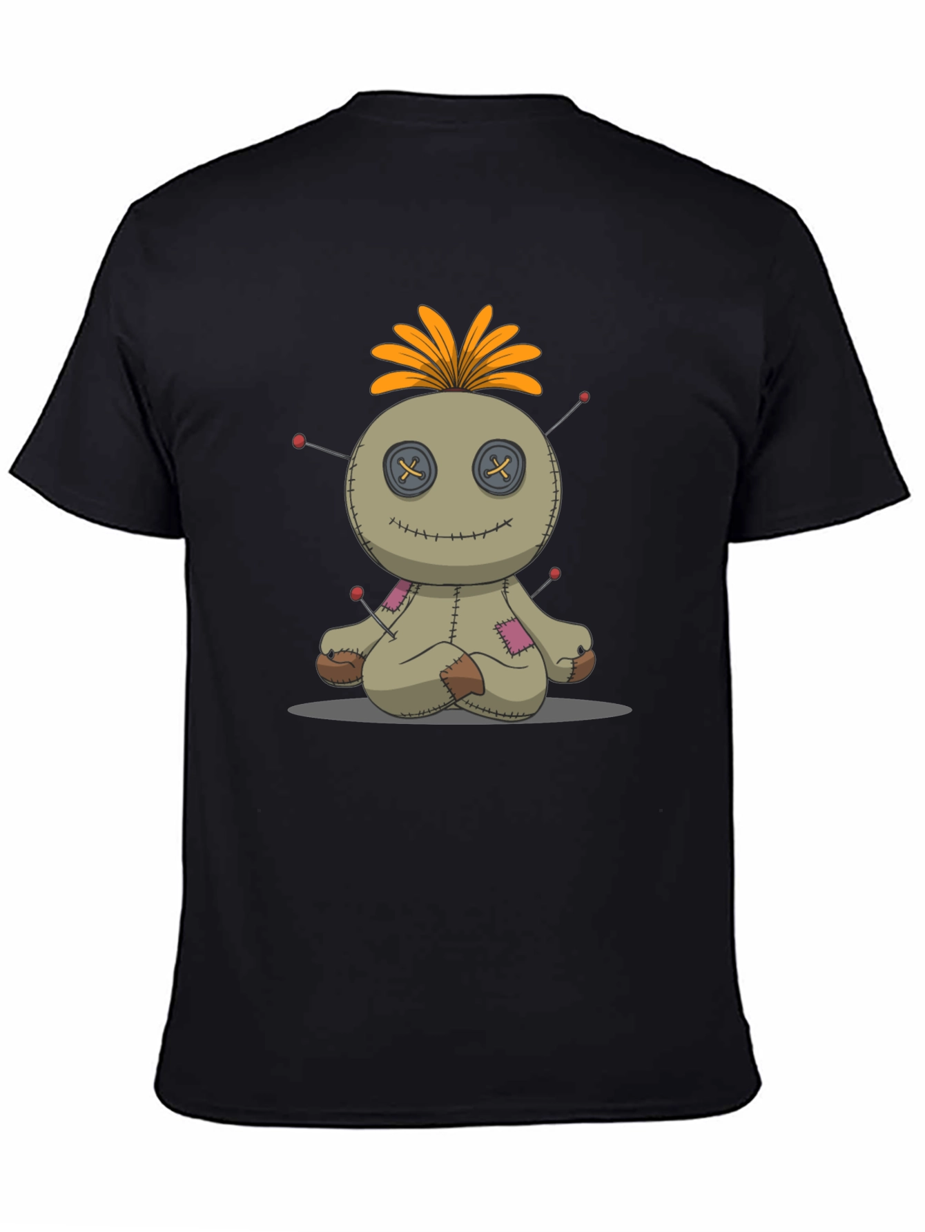 Voodoo Doll Graphic Tee - Dark Humor T-Shirt
