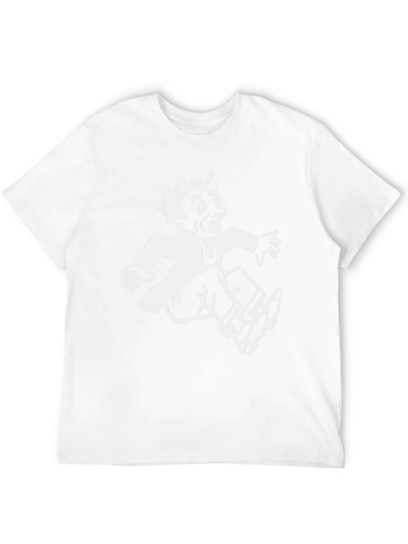 Retro Cartoon Graphic Black T-Shirt