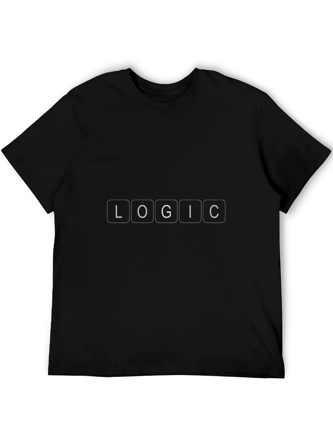 Logic Tile Tee - Mens Black Graphic T-Shirt