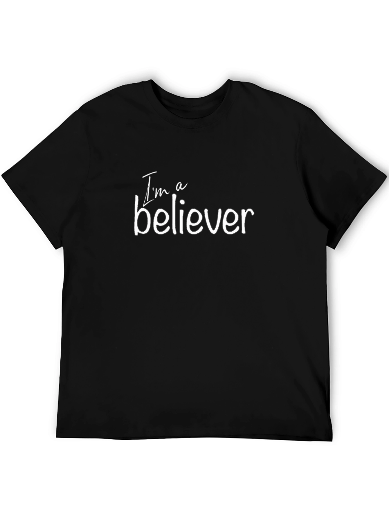 Im a Believer Graphic Tee - Black T-Shirt