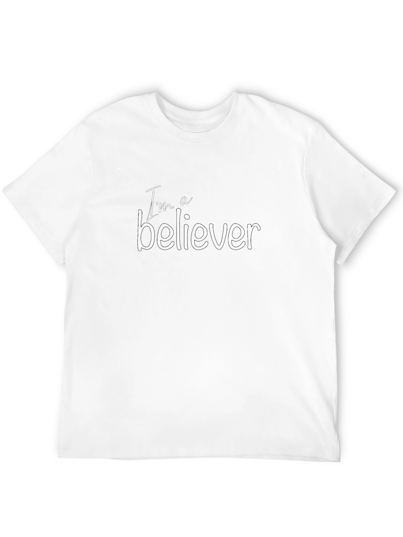 Im a Believer Graphic Tee - Black T-Shirt