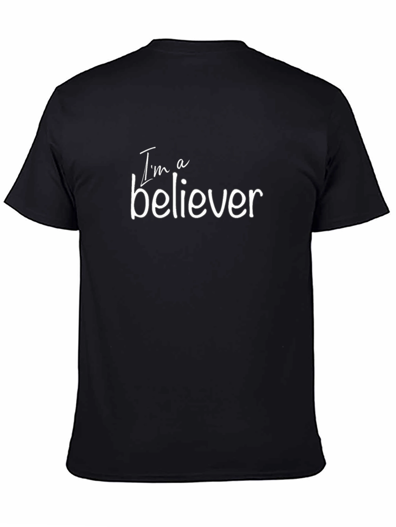 Im a Believer Graphic Tee - Black T-Shirt