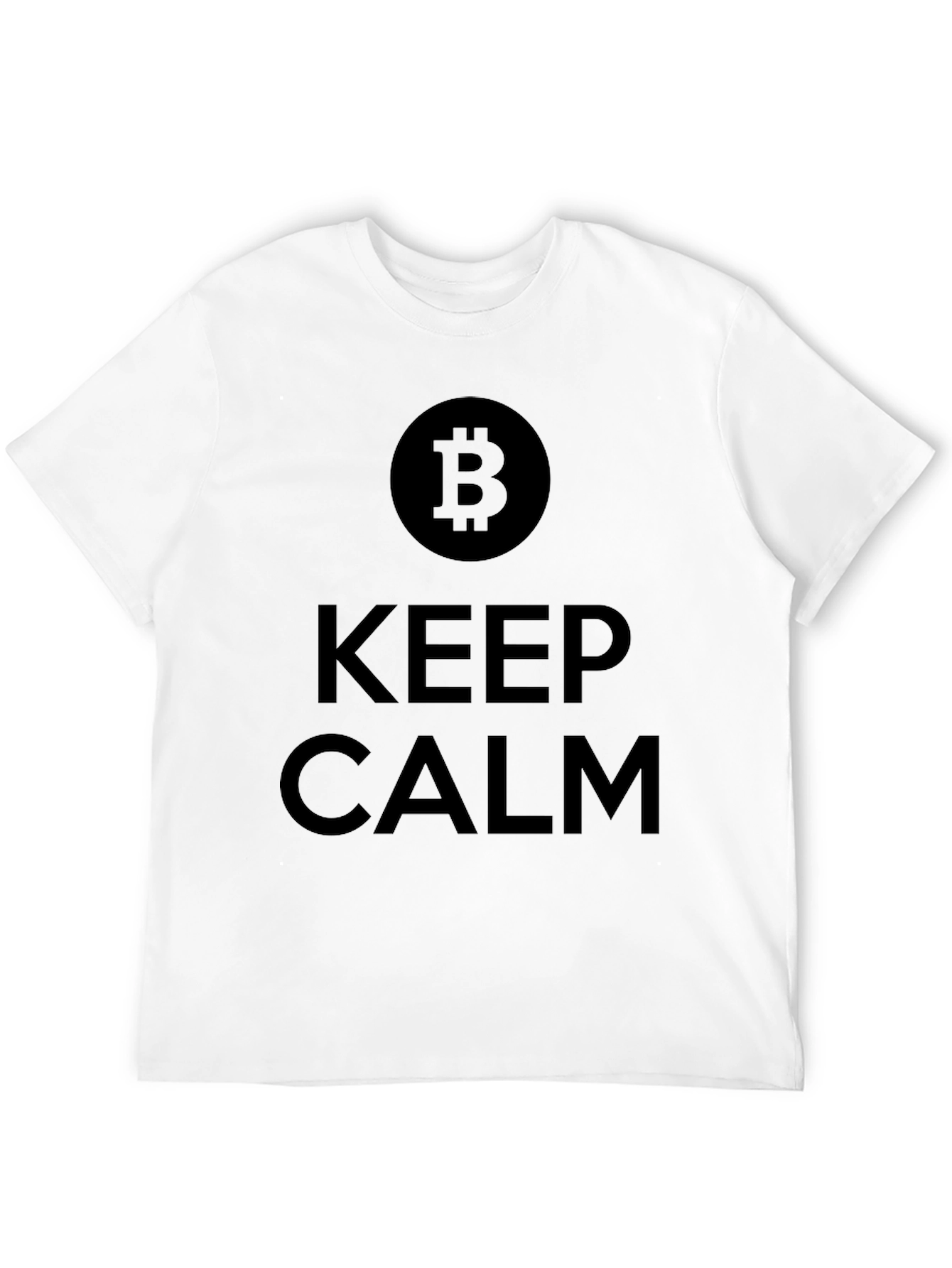 Keep Calm Bitcoin Crypto T-Shirt