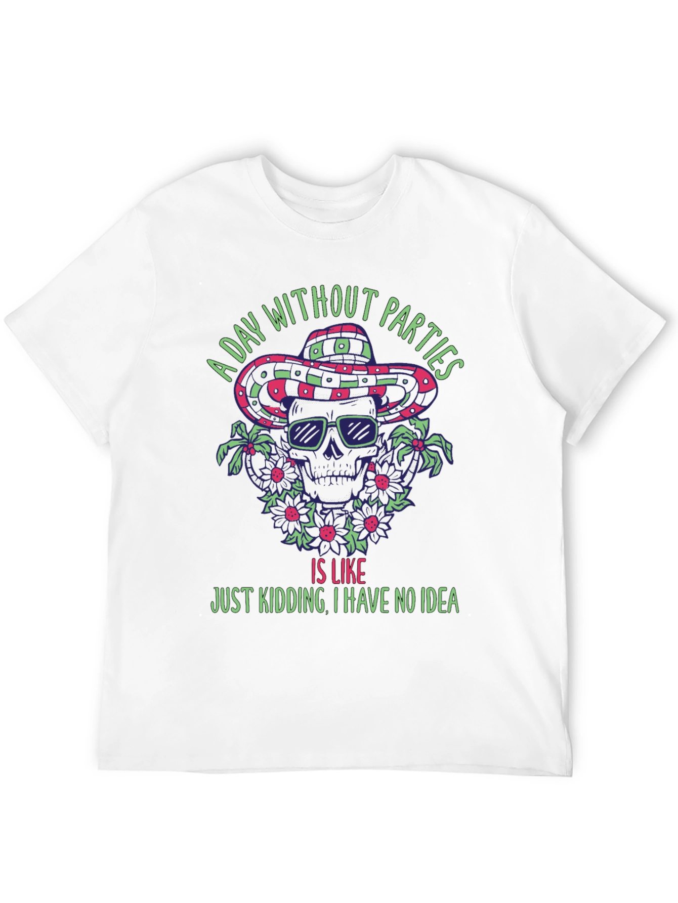 Party Skeleton T-Shirt - A Day Without Parties