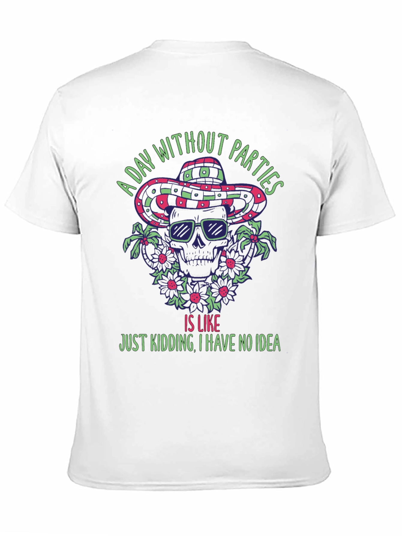 Party Skeleton T-Shirt - A Day Without Parties