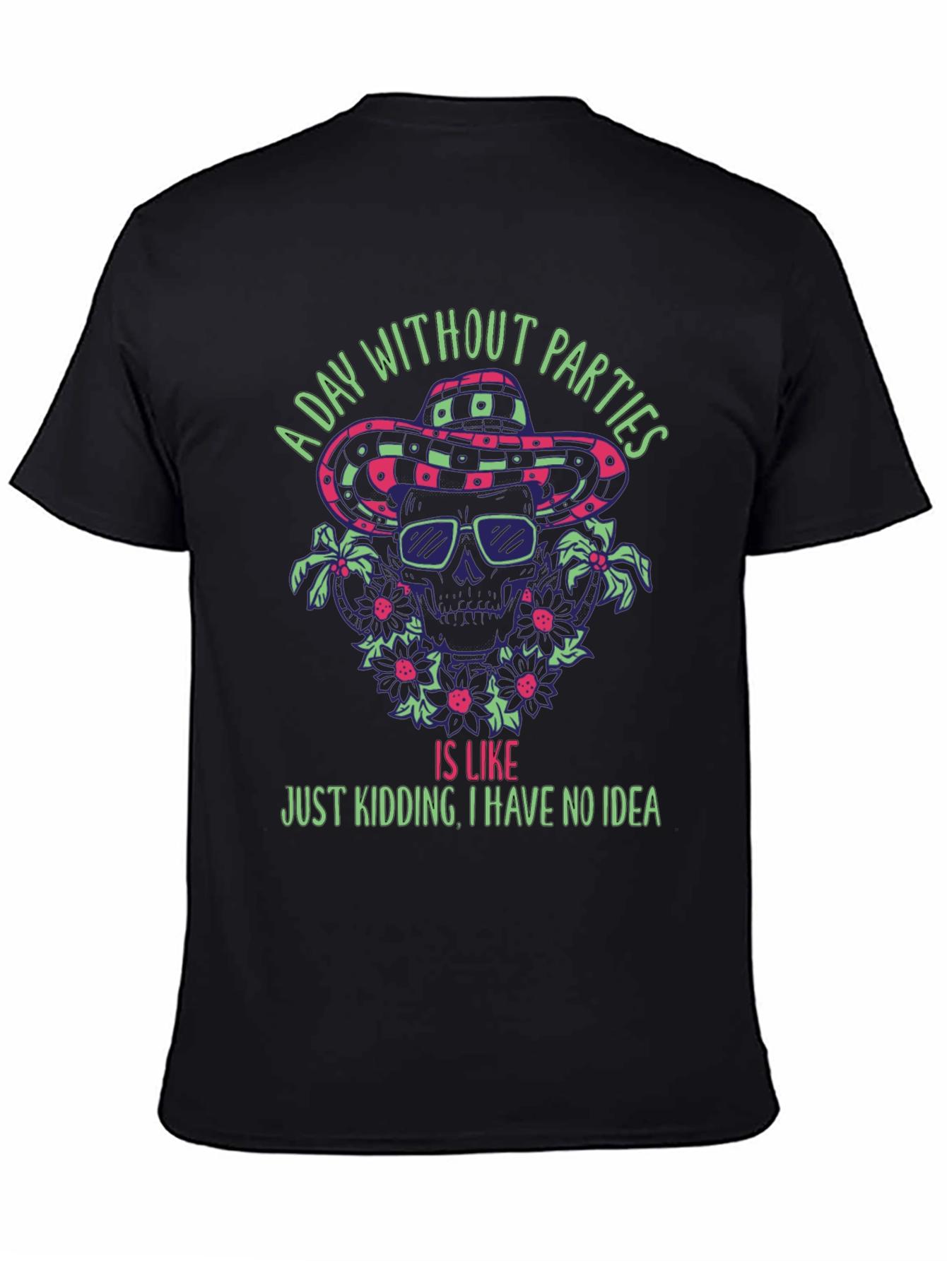 Party Skeleton T-Shirt - A Day Without Parties
