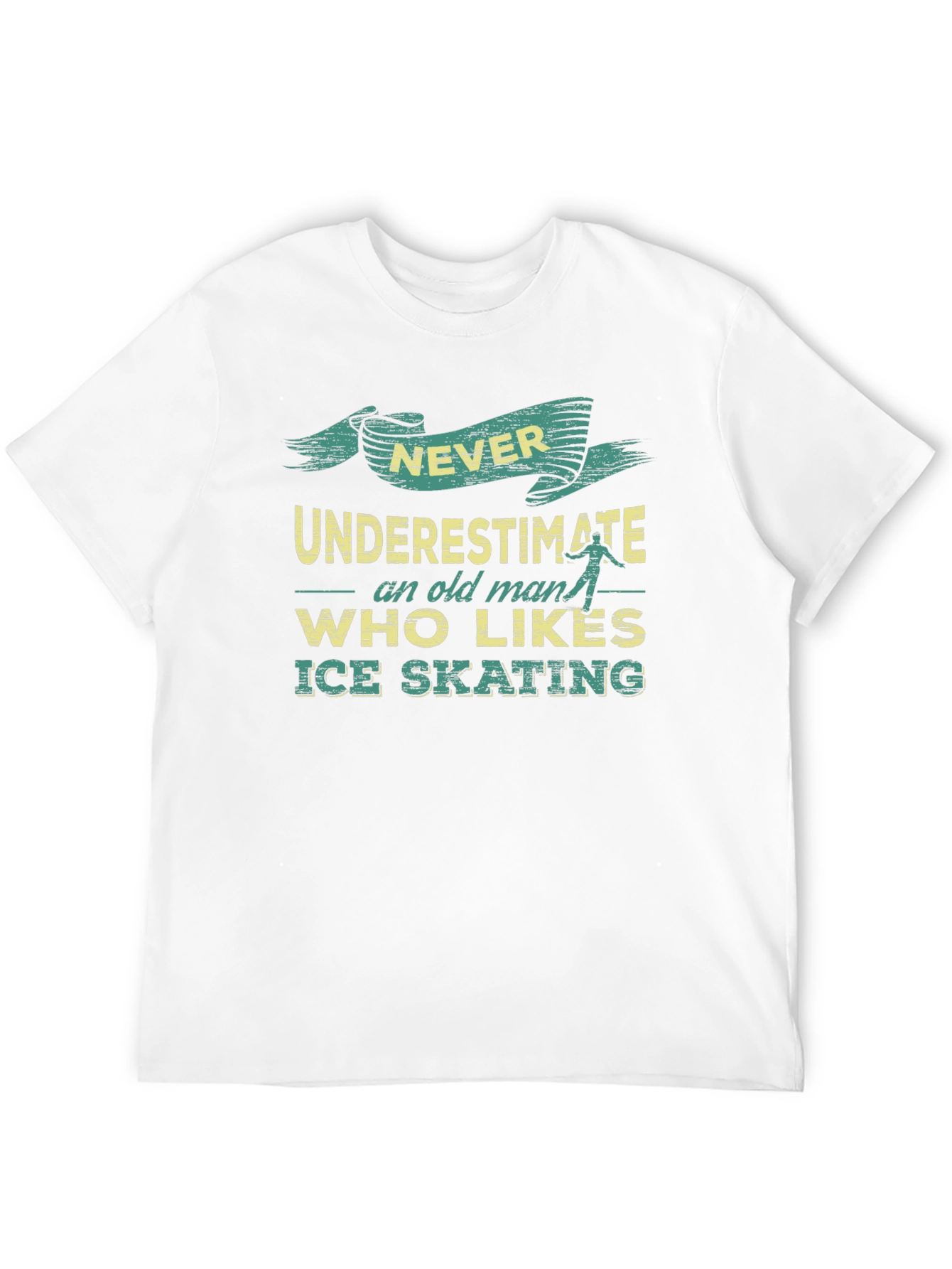 Ice Skating Old Man T-Shirt