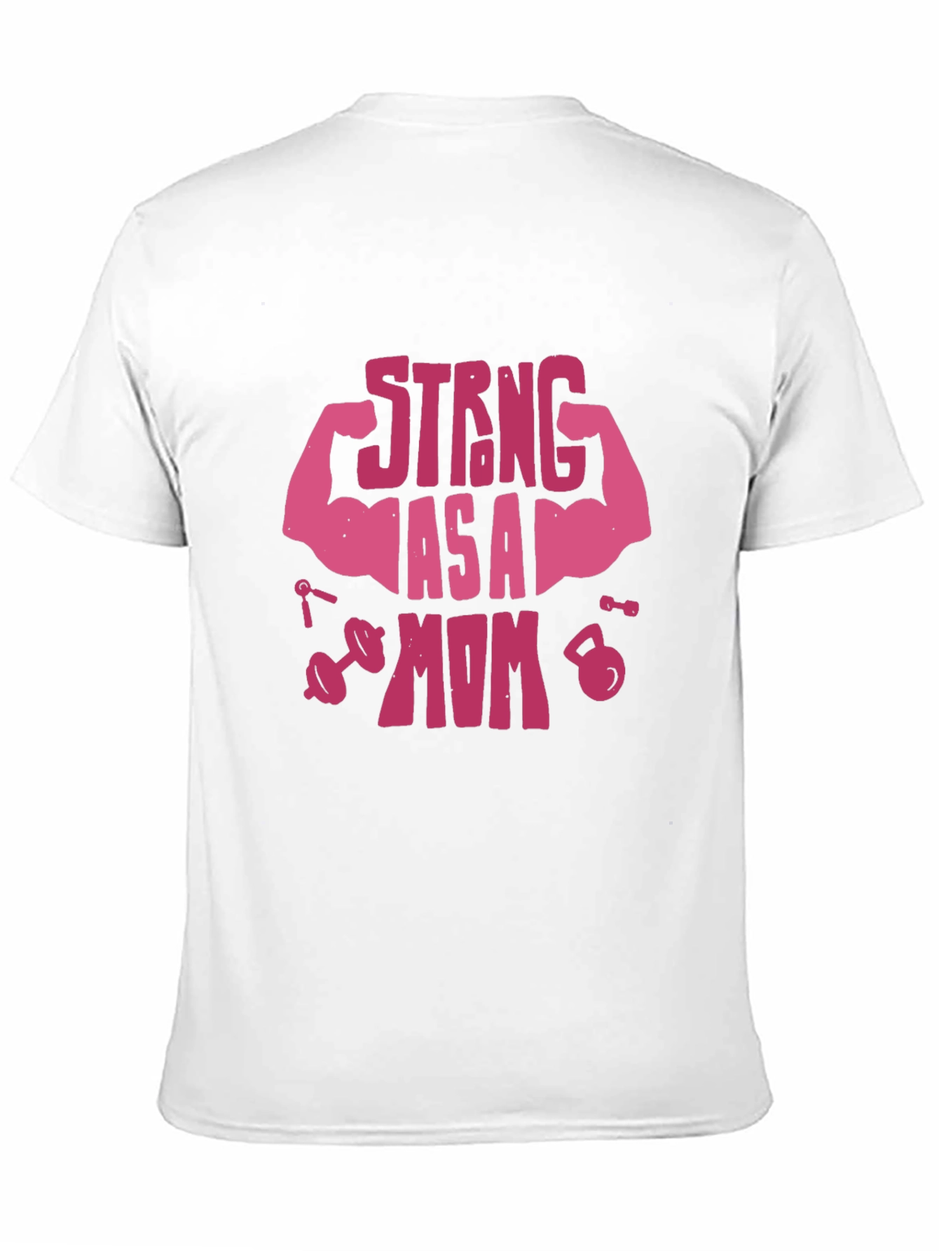 Strong As A Mom Graphic Tee - Black