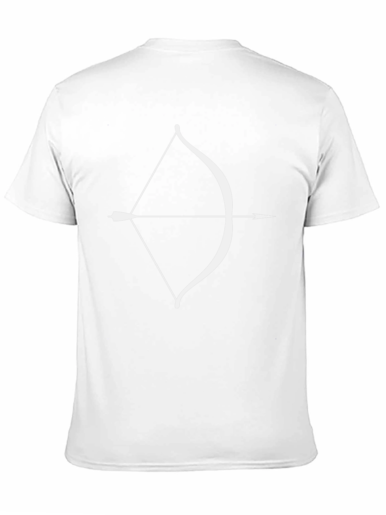 Archer Bow Arrow Graphic Tee - Black Cotton T-Shirt