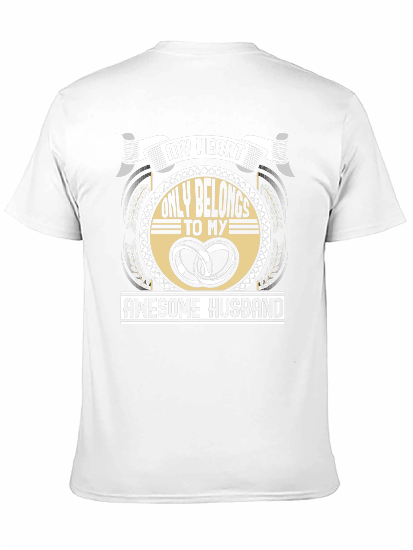My Heart Belongs To My Awesome Husband T-Shirt
