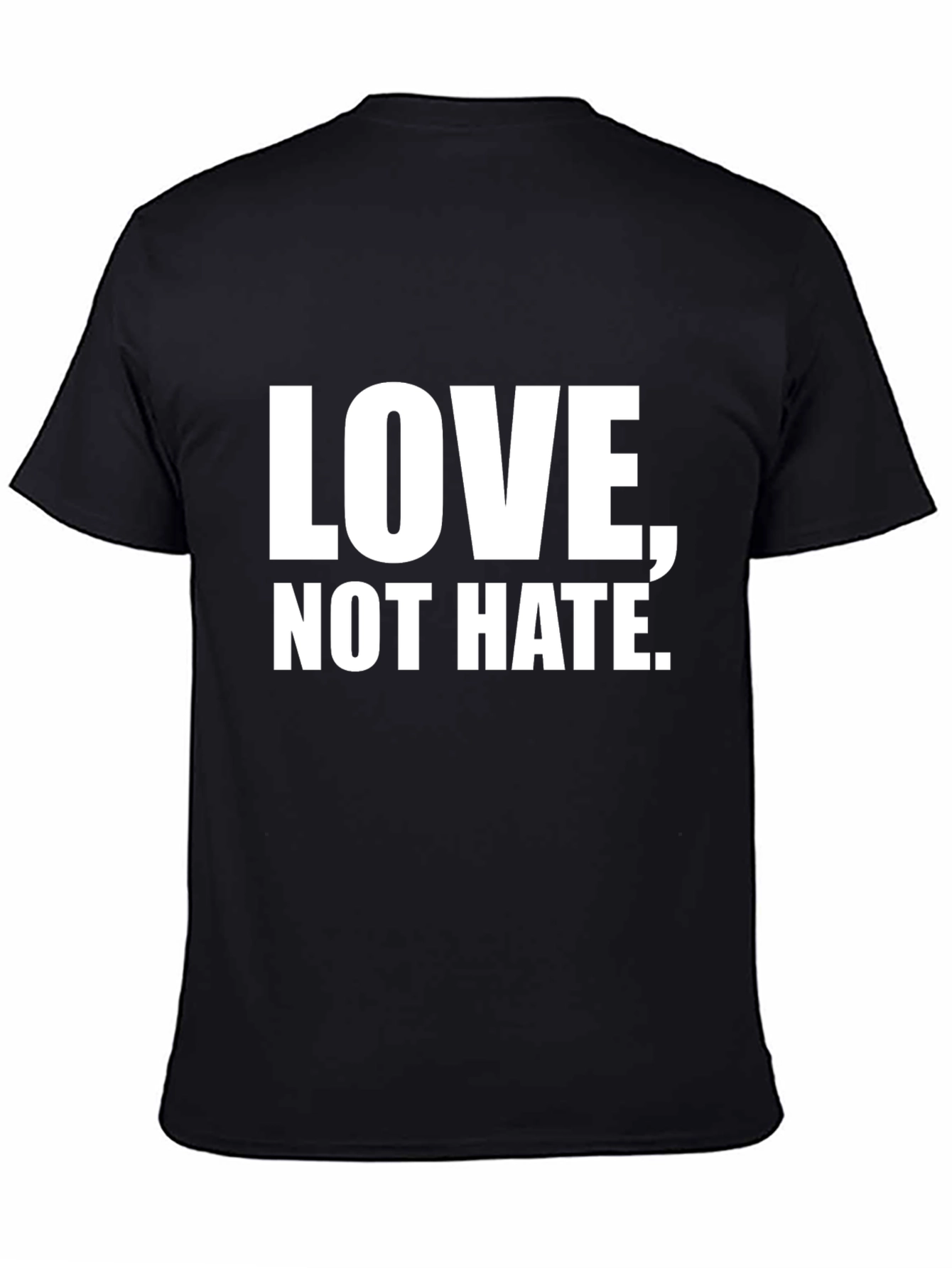 Love Not Hate Graphic Tee - Black T-Shirt