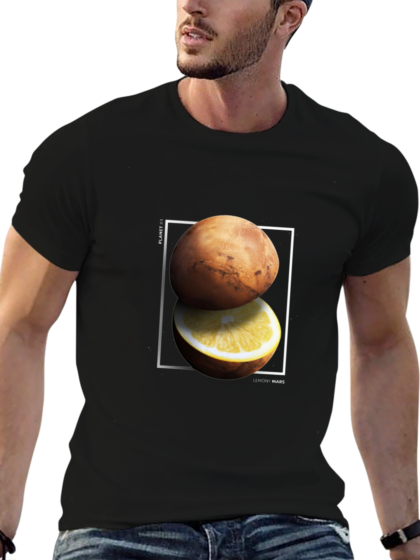 Lemon Mars Graphic T-Shirt - Black