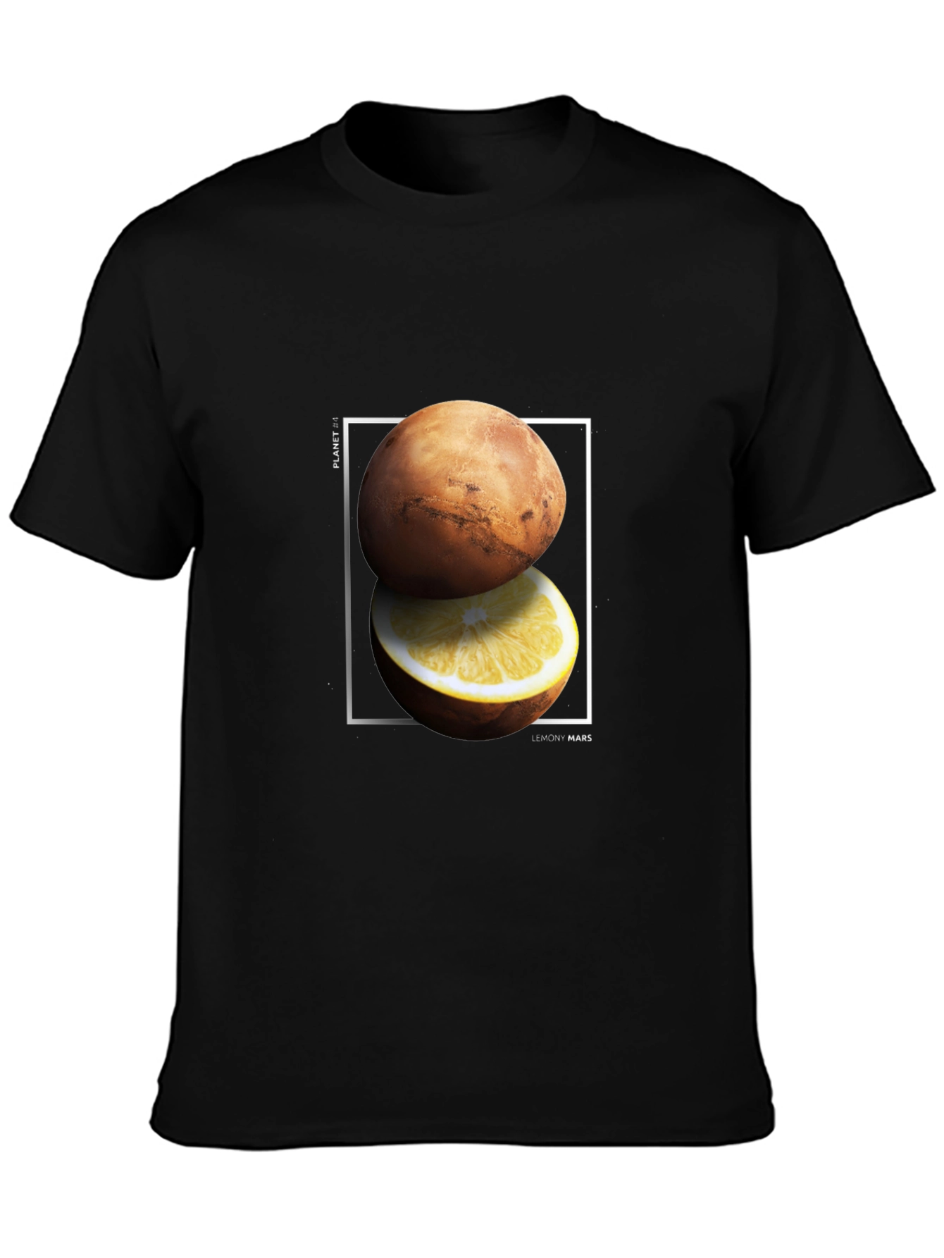 Lemon Mars Graphic T-Shirt - Black