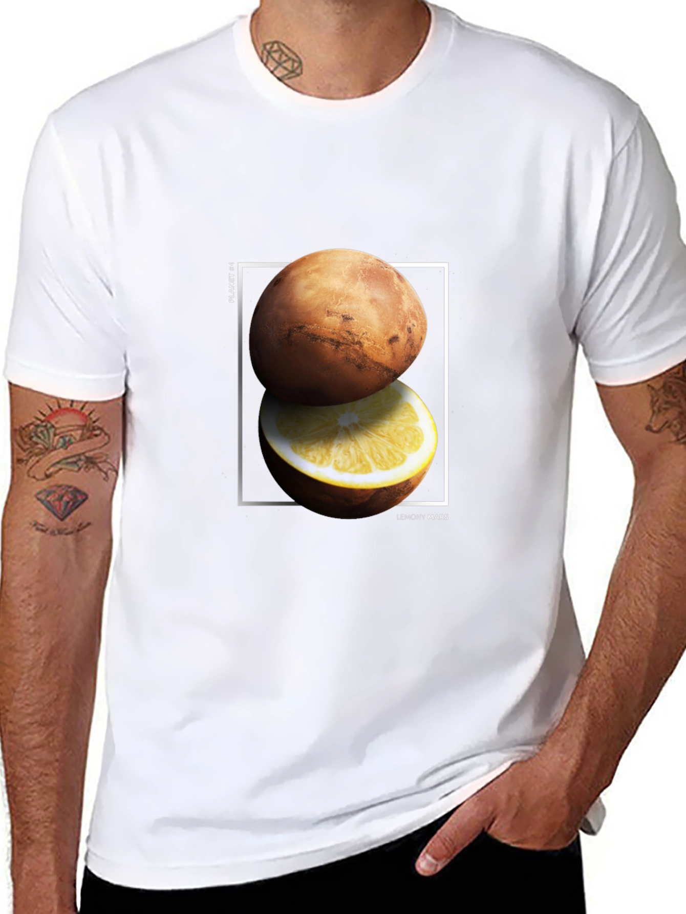 Lemon Mars Graphic T-Shirt - Black