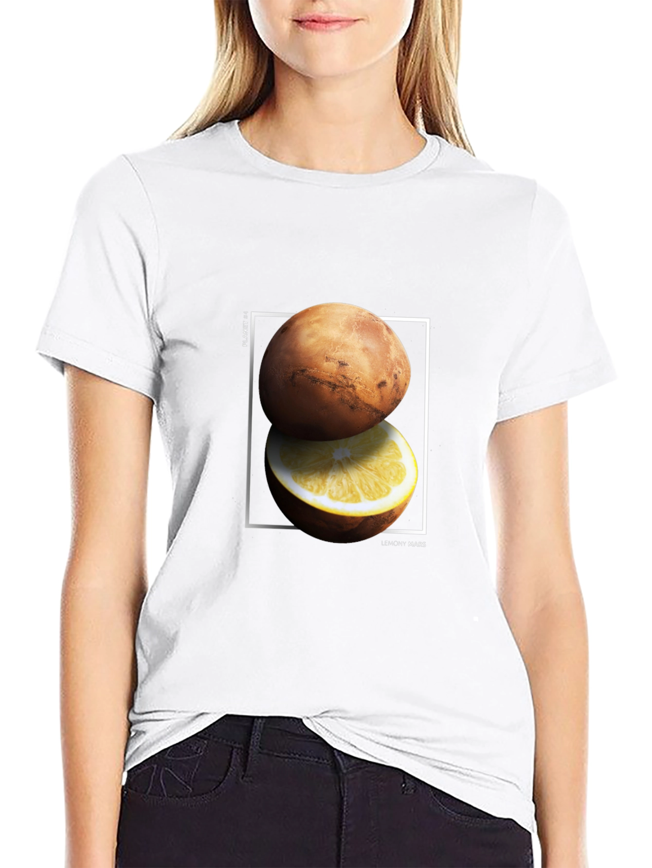 Lemon Mars Graphic T-Shirt - Black