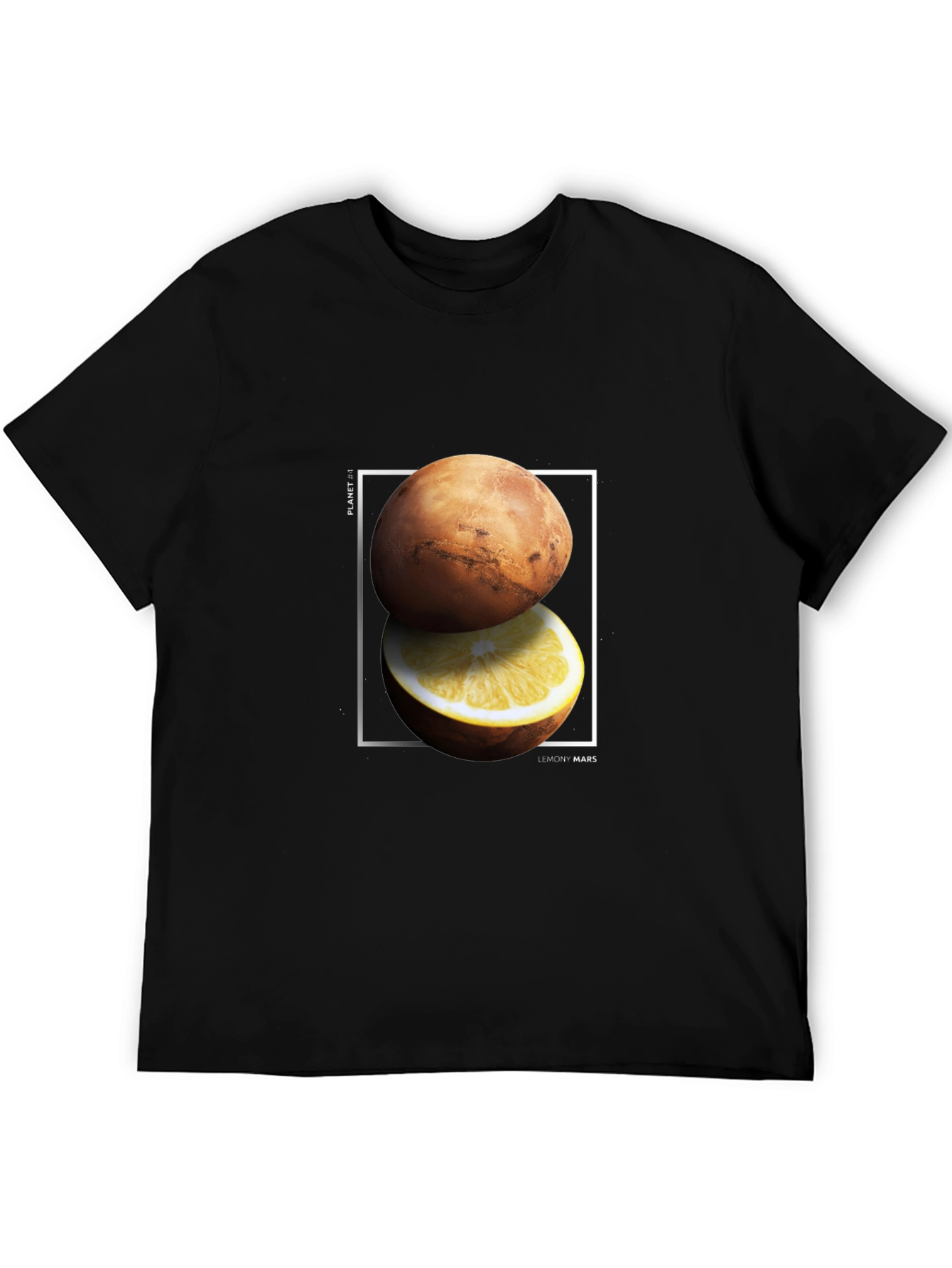 Lemon Mars Graphic T-Shirt - Black