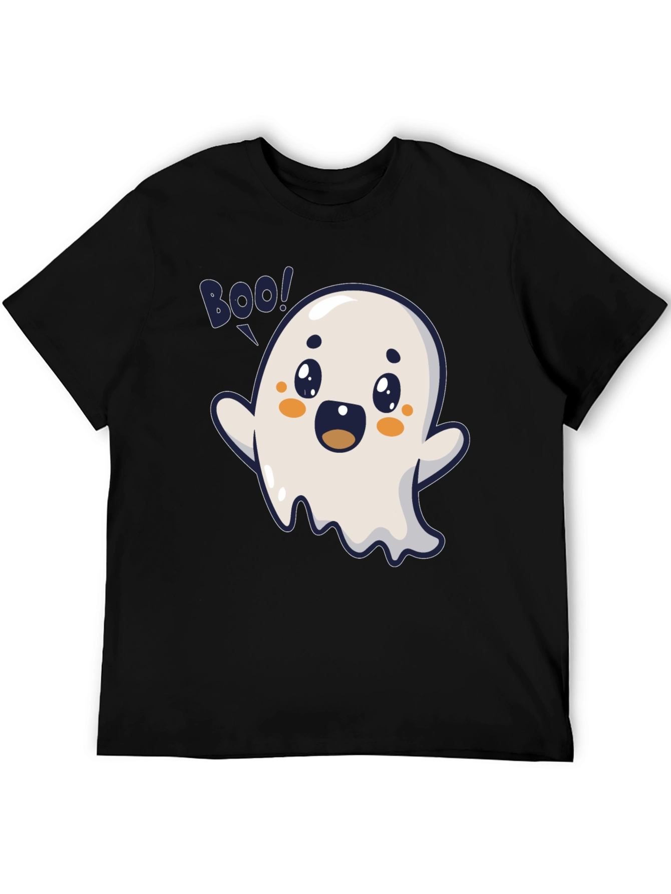 Cute Ghost Boo! Graphic Tee - Halloween Special