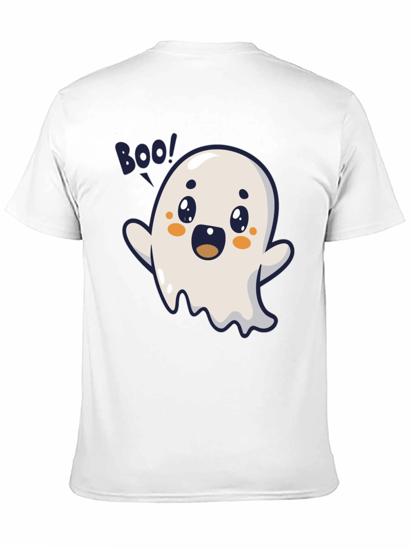 Cute Ghost Boo! Graphic Tee - Halloween Special