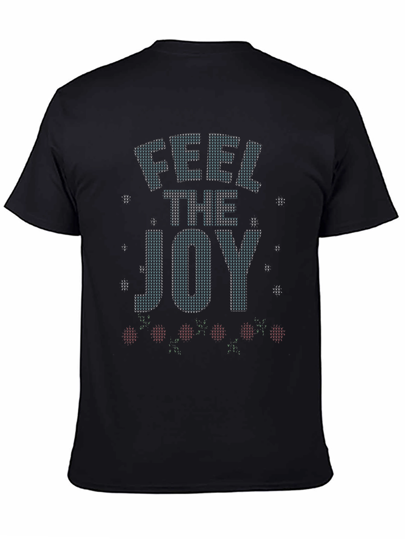 Feel the Joy Christmas Knit Style T-Shirt