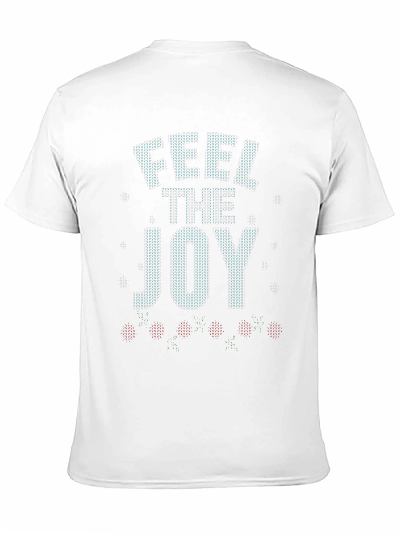 Feel the Joy Christmas Knit Style T-Shirt