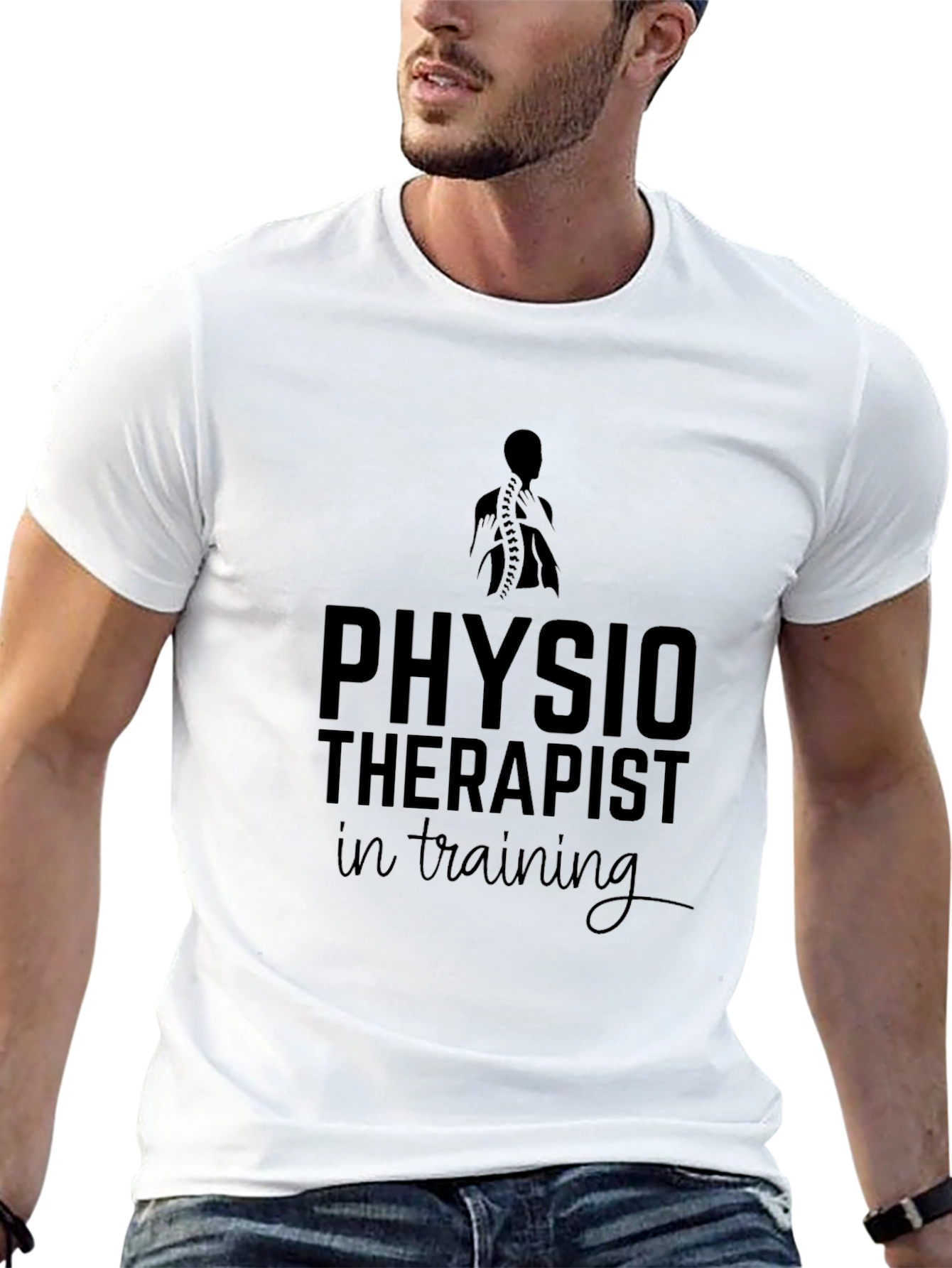 Physiotherapist in Training Black T-Shirt