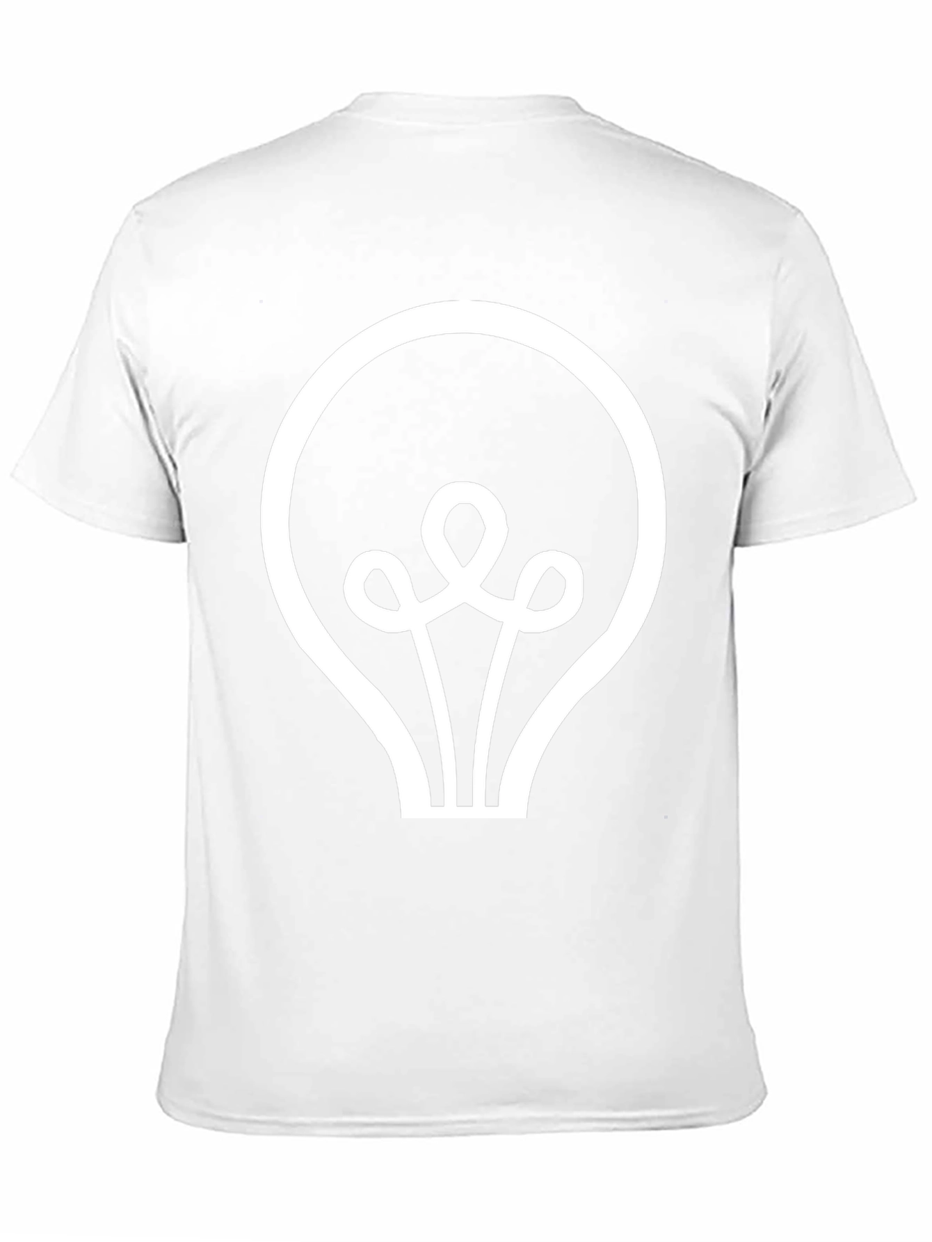 Idea Bulb Graphic Tee - Black Cotton Shirt